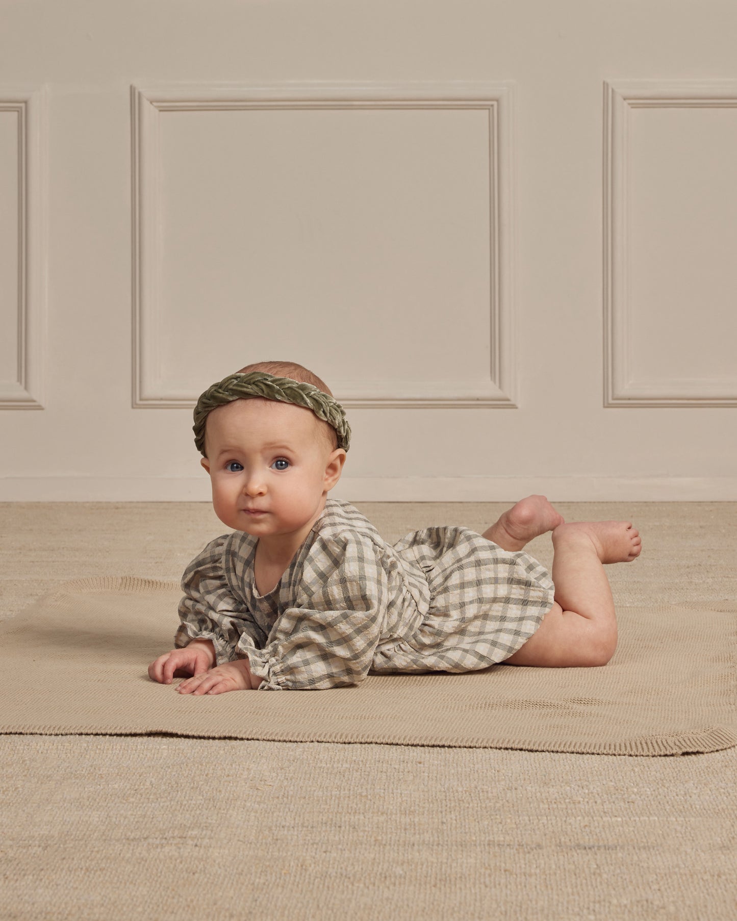 Luna Romper, Autumn Plaid