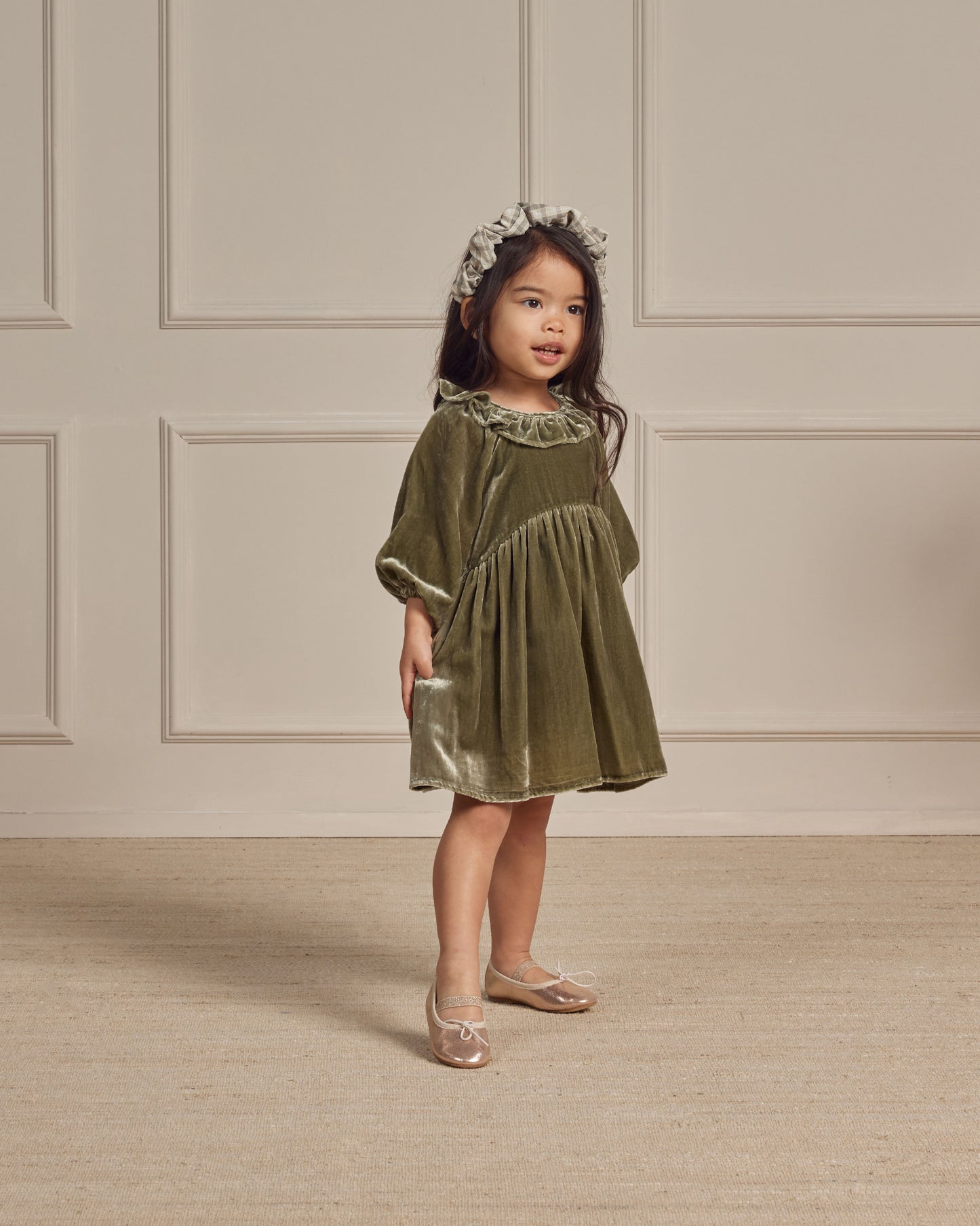 Adeline Dress, Pine