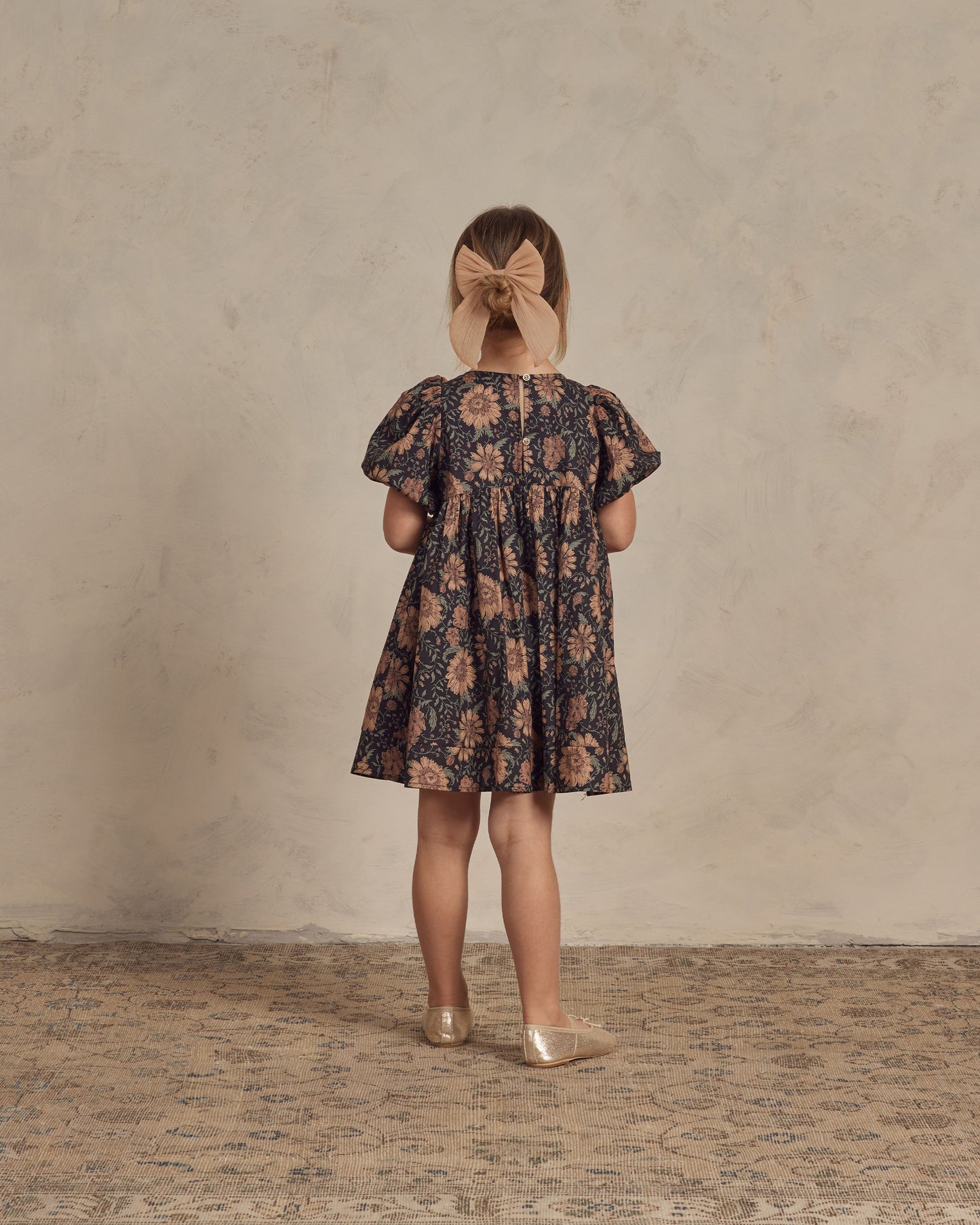 Luna Dress, Holiday Bloom