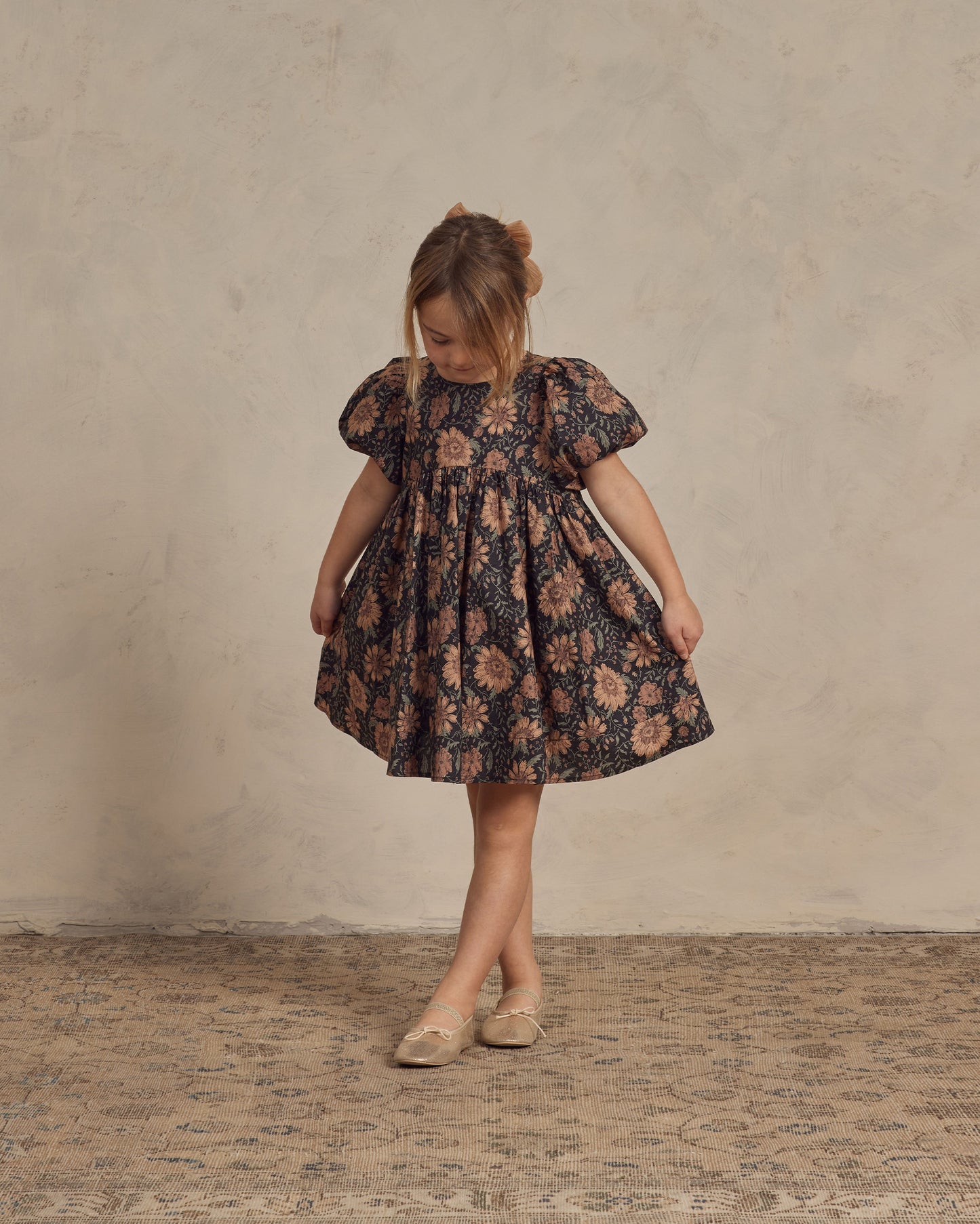 Luna Dress, Holiday Bloom