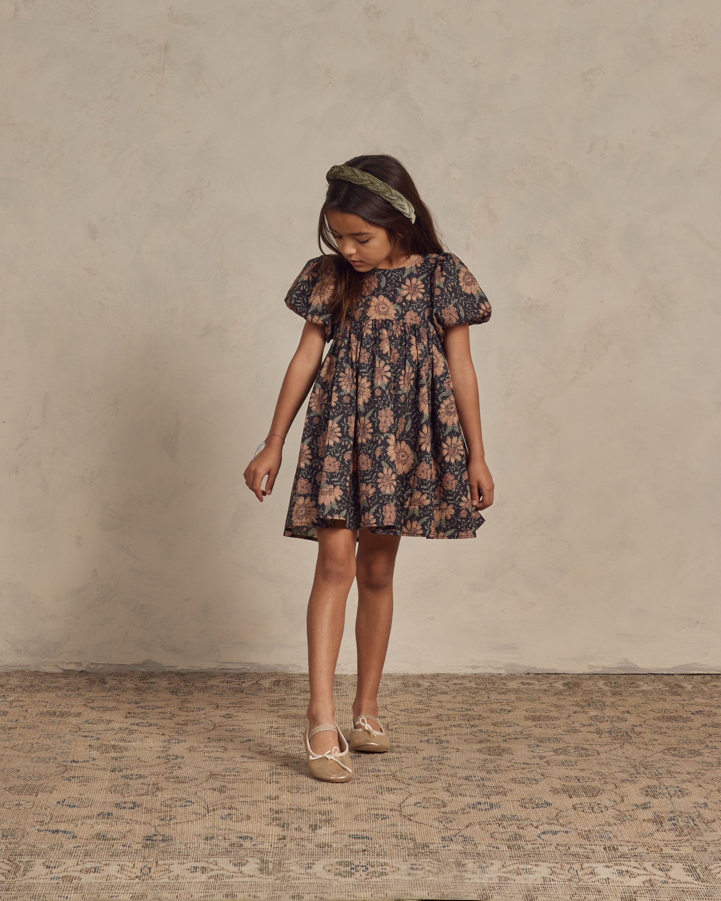 Luna Dress, Holiday Bloom