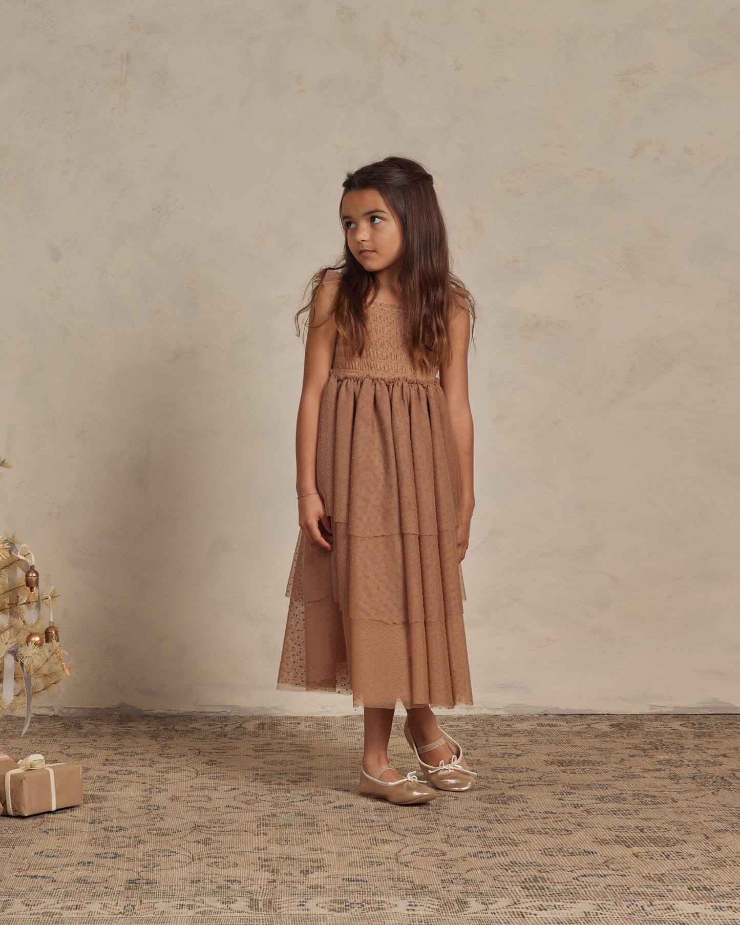 Valentina Dress, Mocha