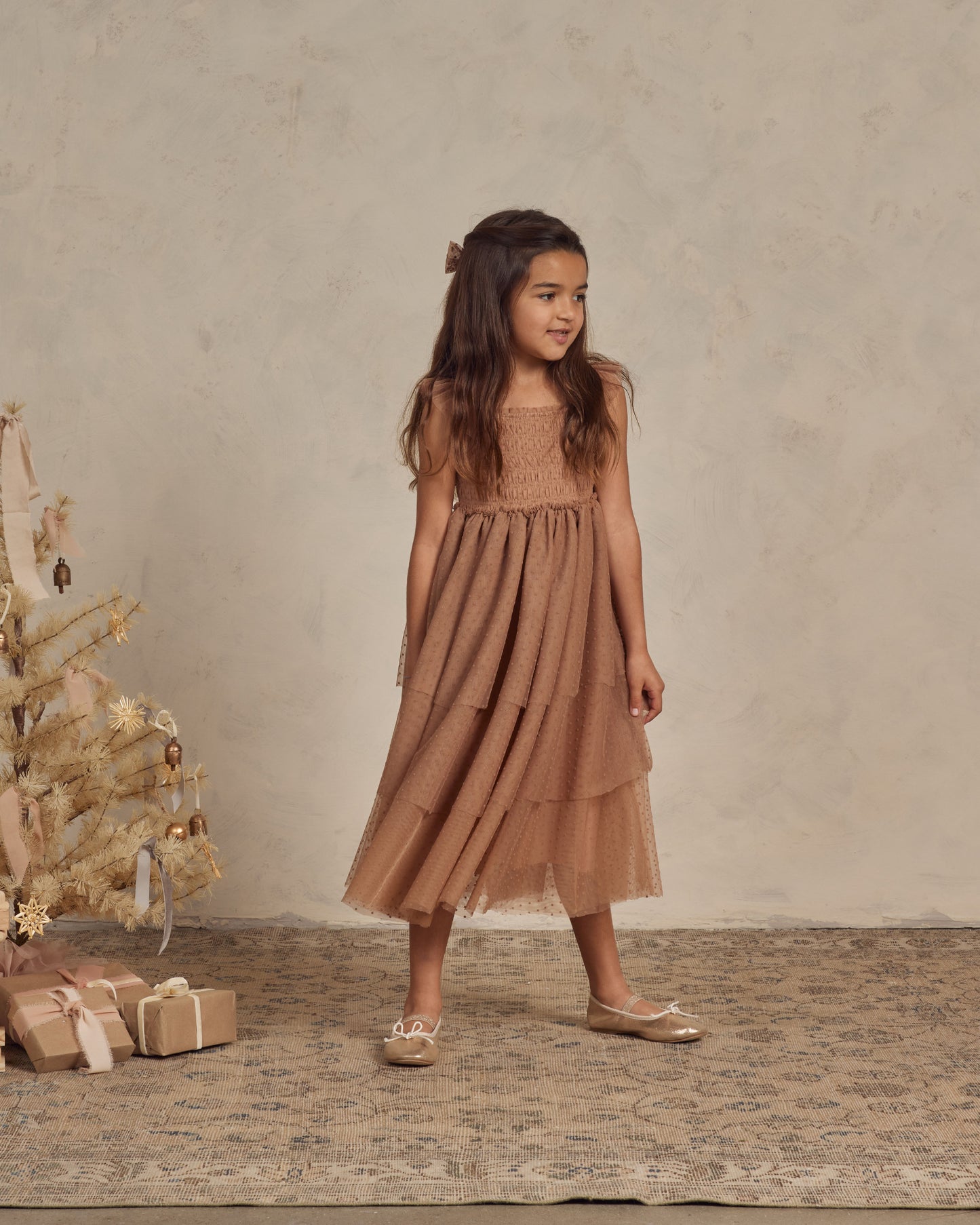 Valentina Dress, Mocha