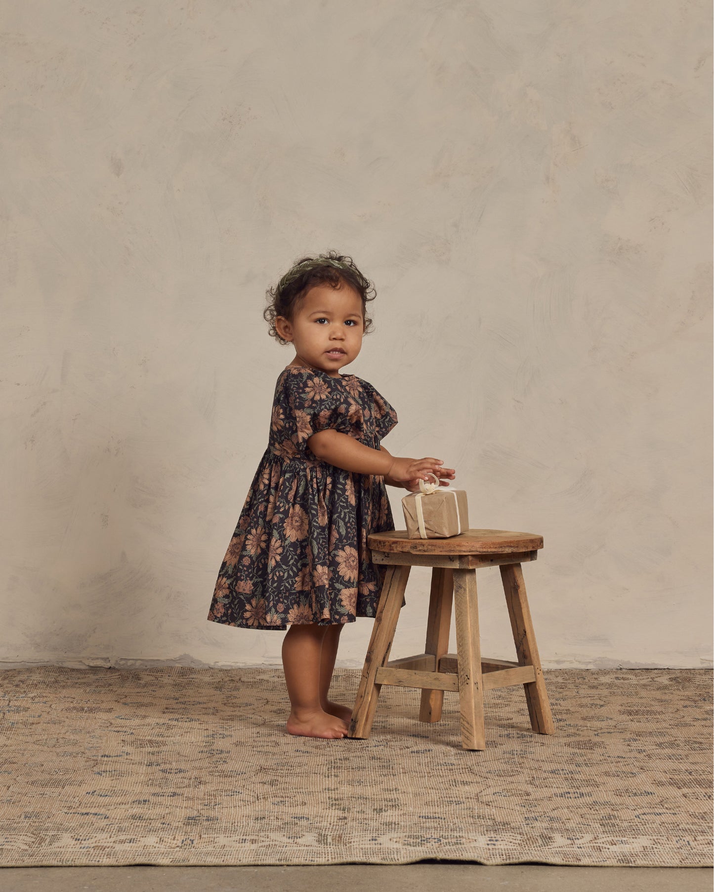 Luna Dress, Holiday Bloom