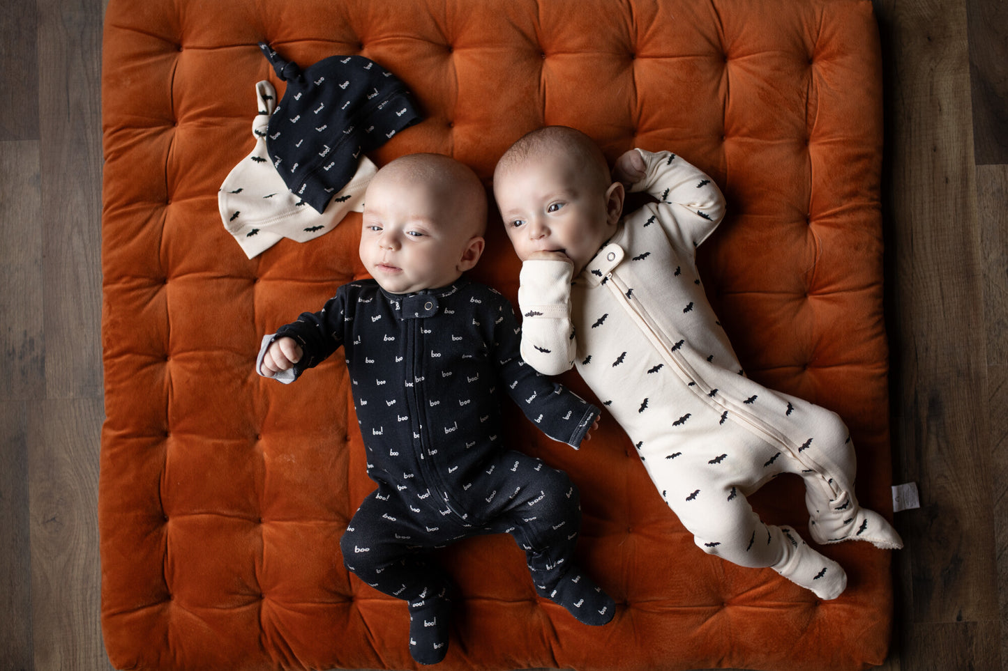 Organic 2-Way Zipper Footie, Boo
