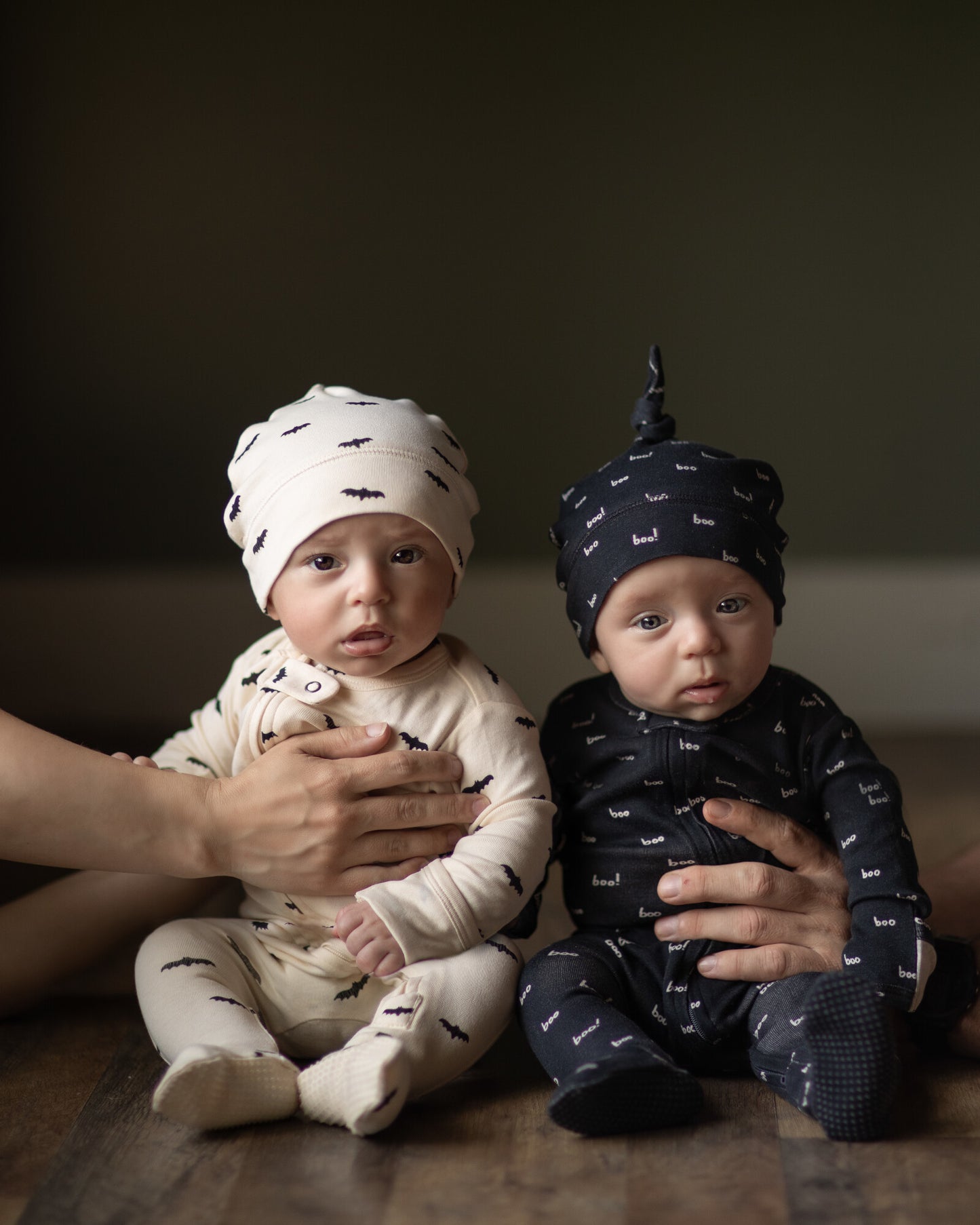 Organic 2-Way Zipper Footie, Boo