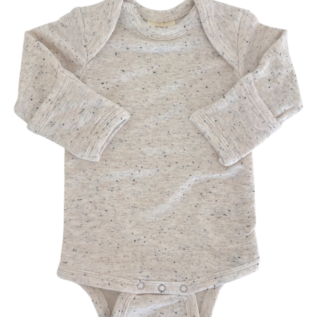 Dove Speckle / Long Sleeve Bodysuit