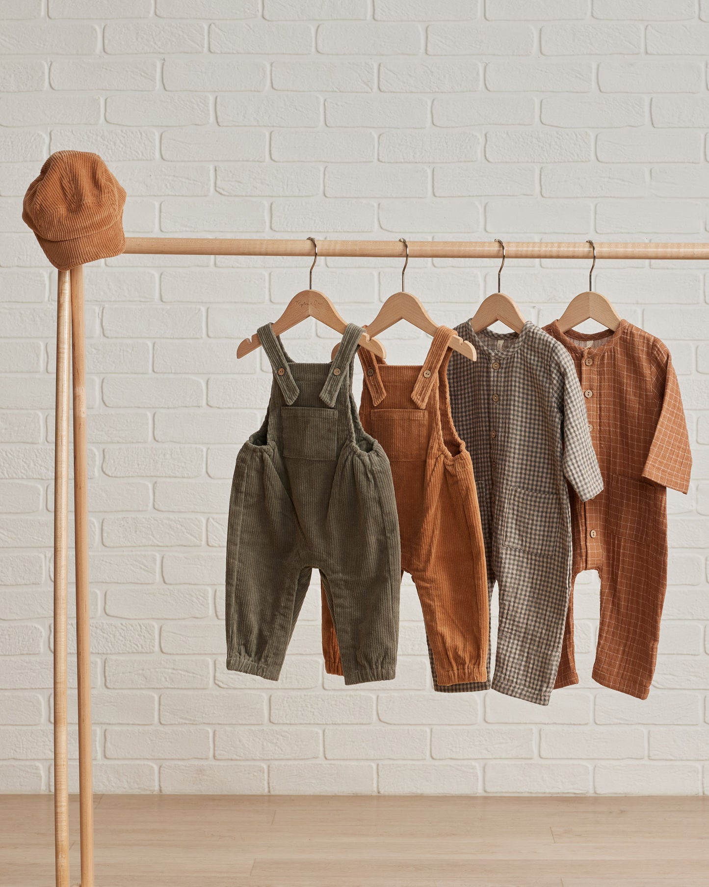 Corduroy Baby Cap, Cinnamon