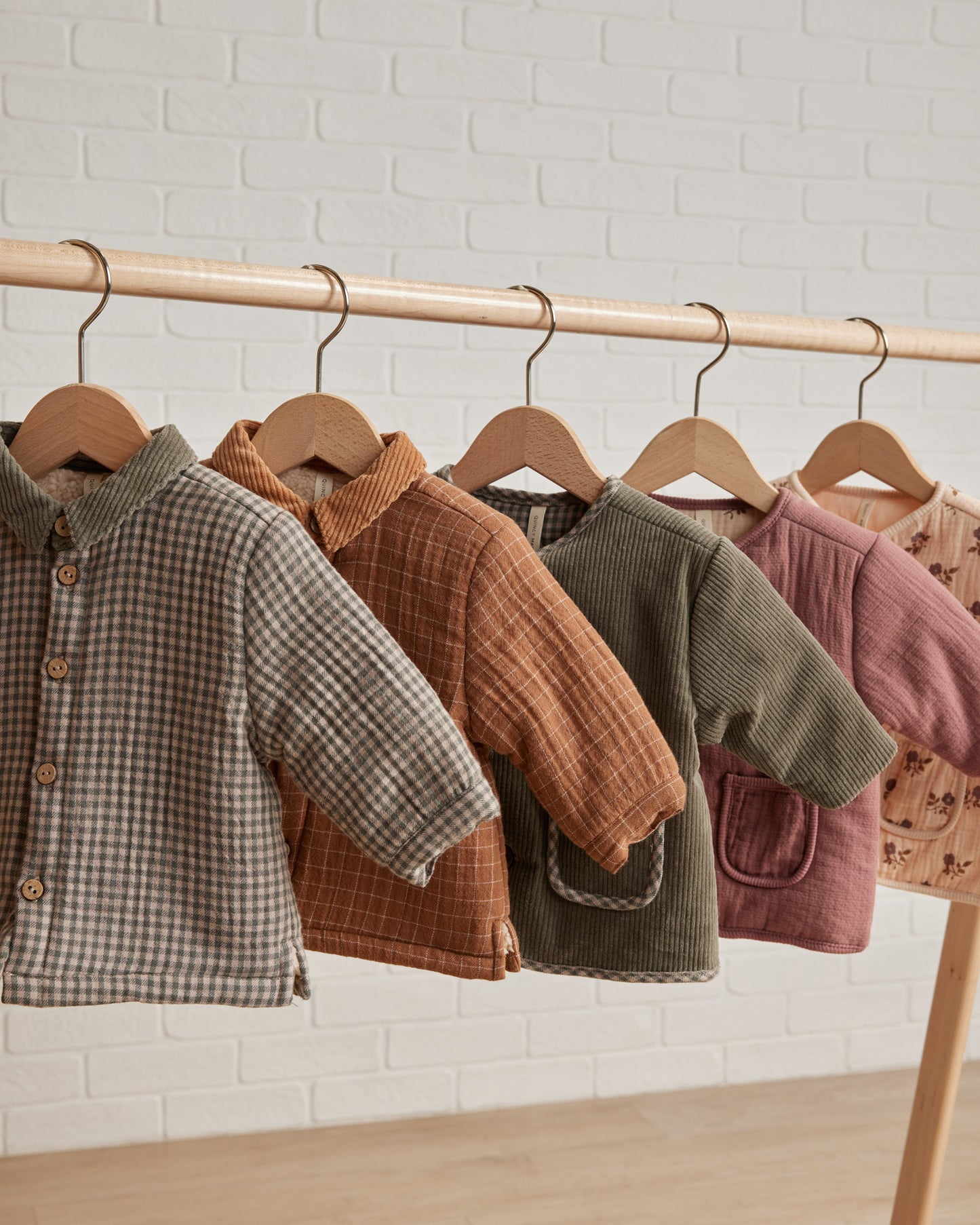 Quilted V-Neck Button Jacket, Forest