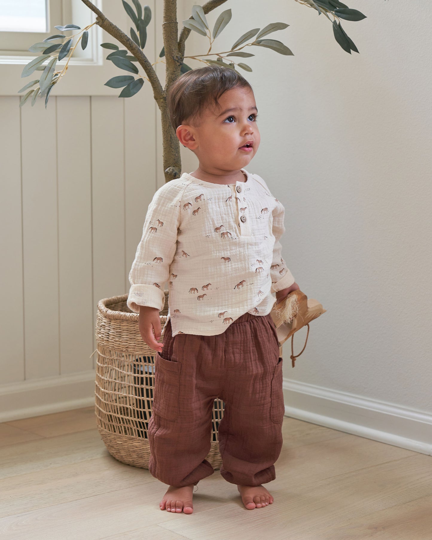 Organic Luca Pant, Plum