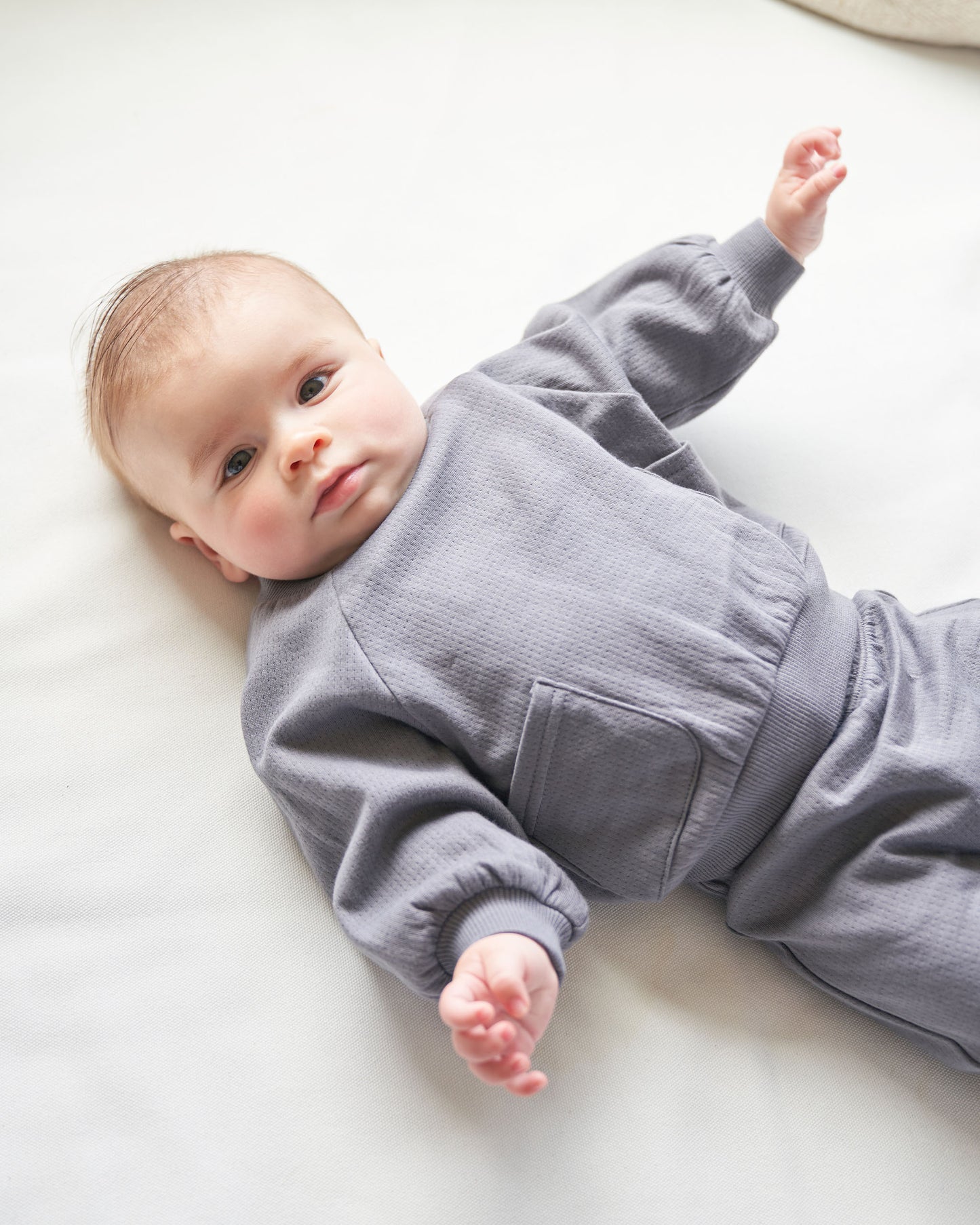 Organic Pocket Sweatshirt, Navy
