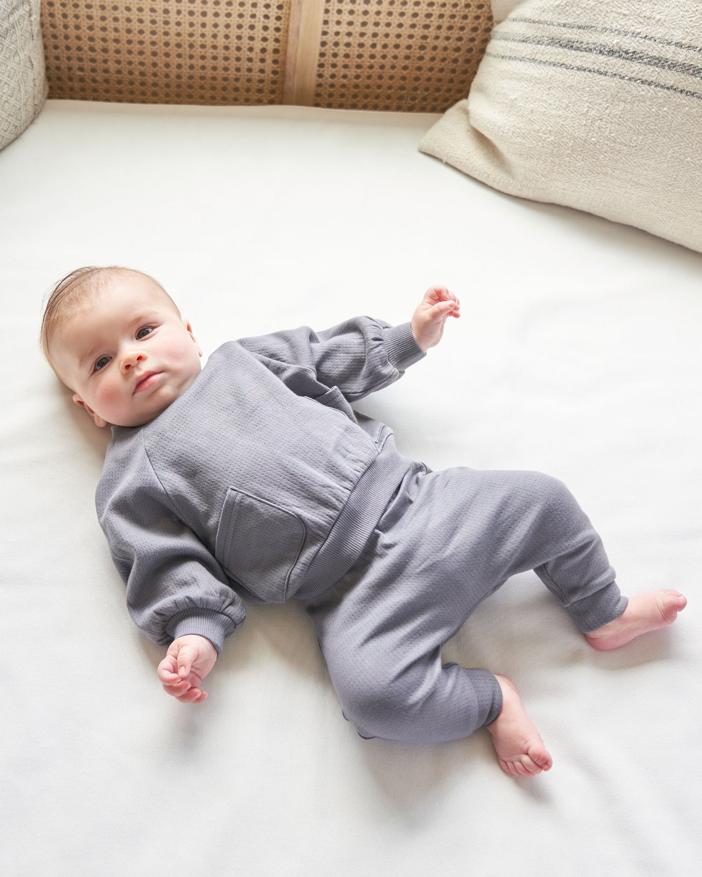 Organic Pocket Sweatshirt, Navy