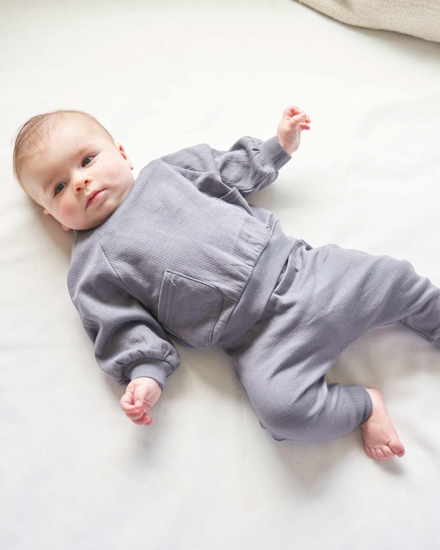 Organic Pocket Sweatshirt, Navy