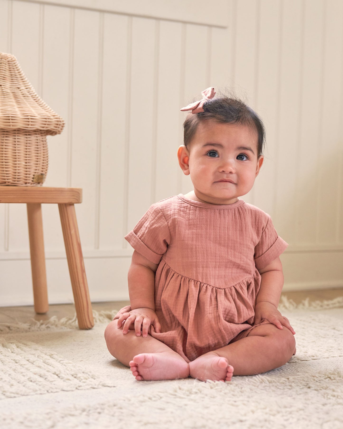 Organic Brielle Dress, Rose