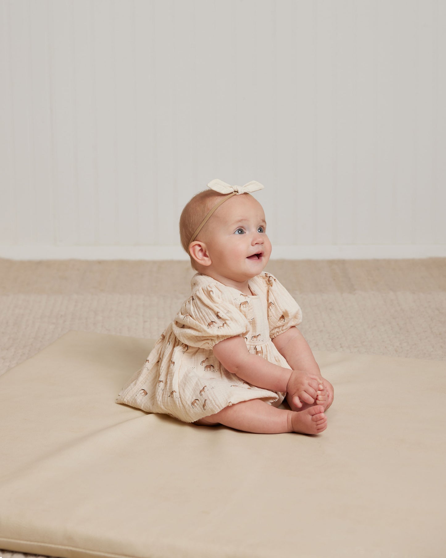 Organic Little Knot Headband, Ivory