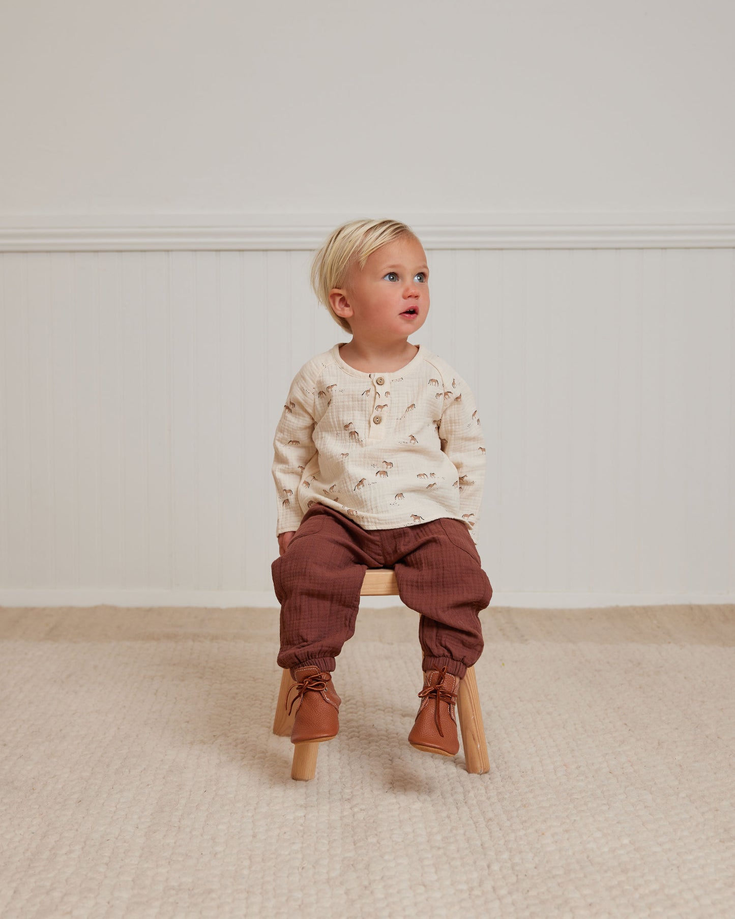 Organic Luca Pant, Plum
