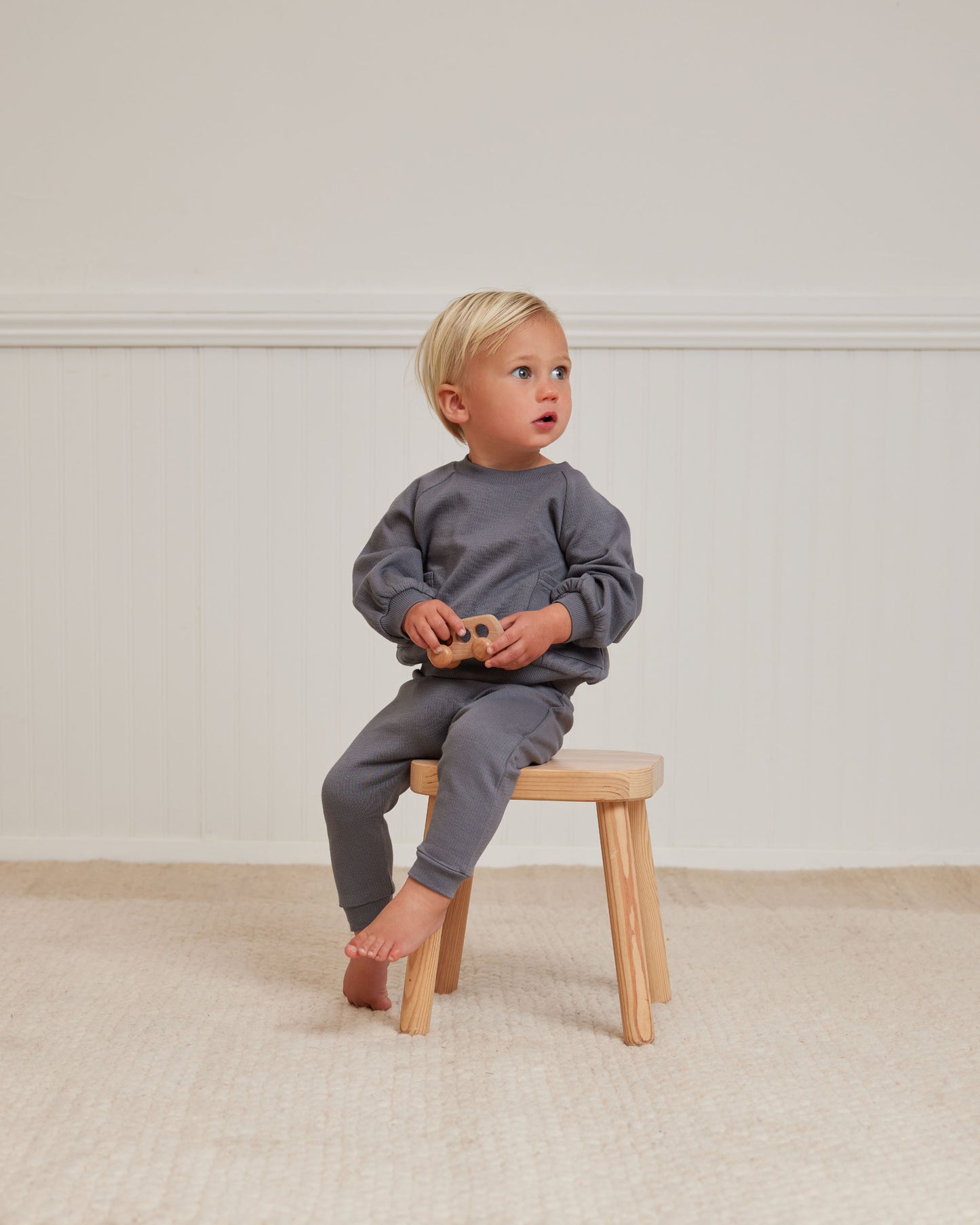 Organic Pocket Sweatshirt, Navy