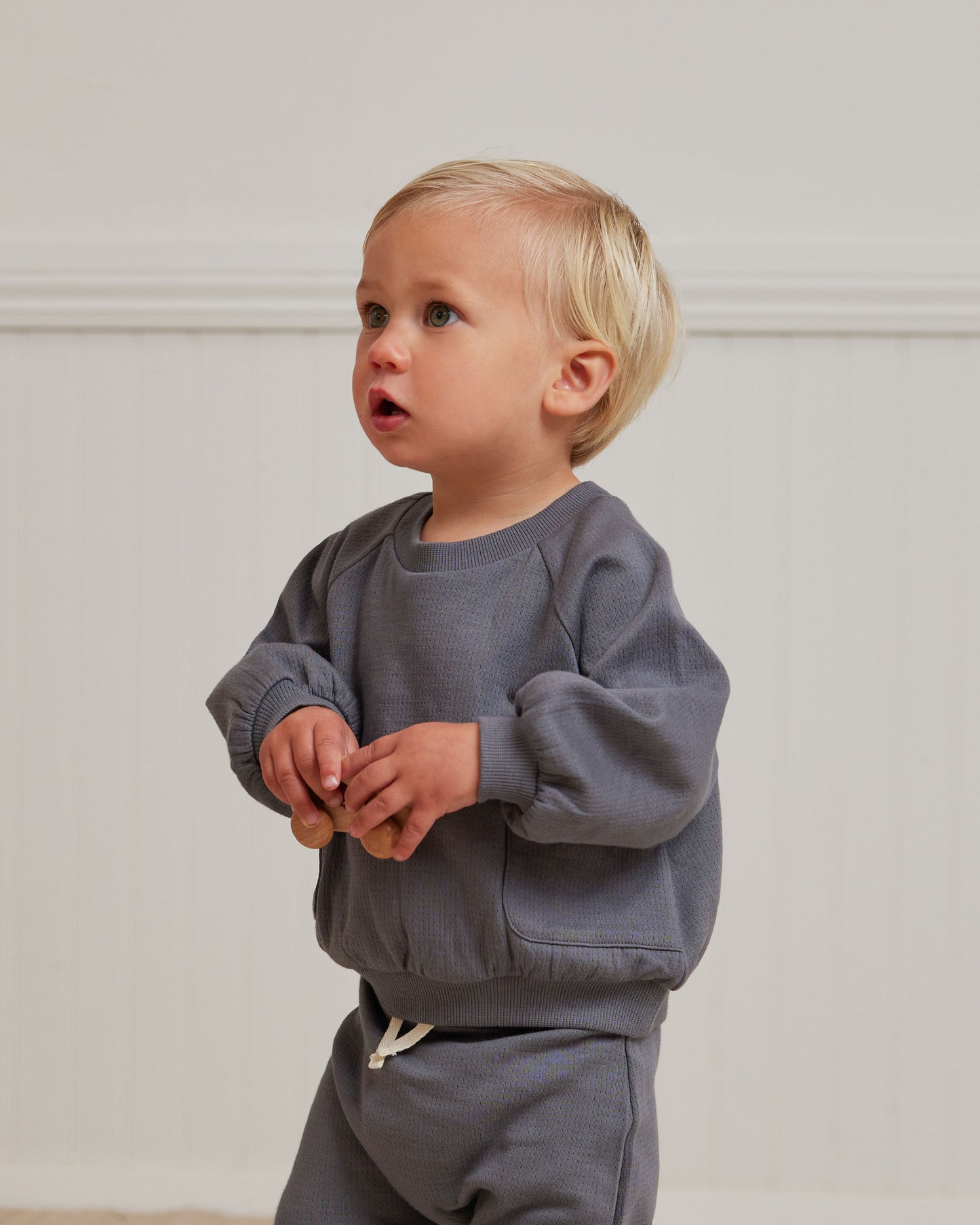 Organic Pocket Sweatshirt, Navy