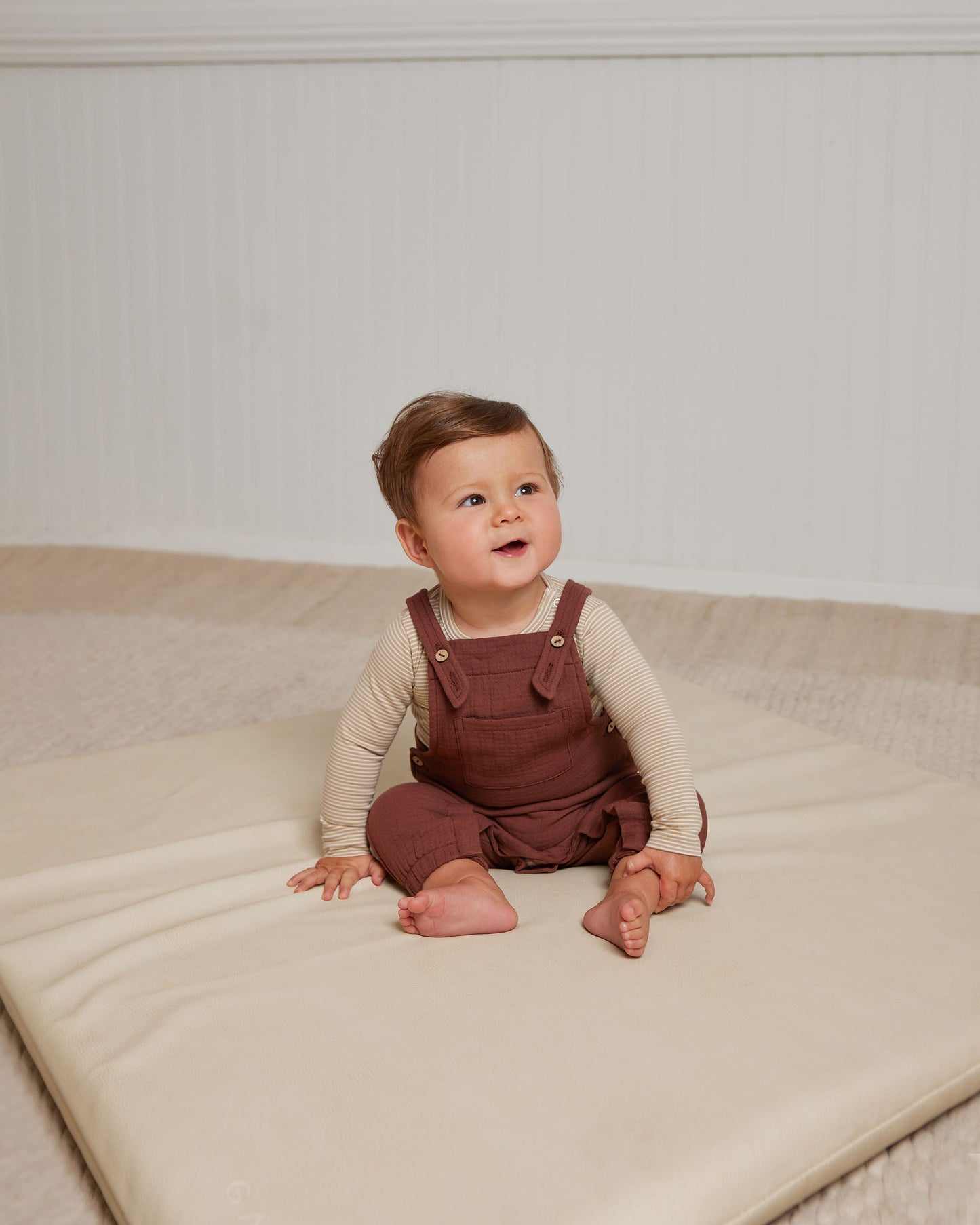 Organic Baby Overall, Plum