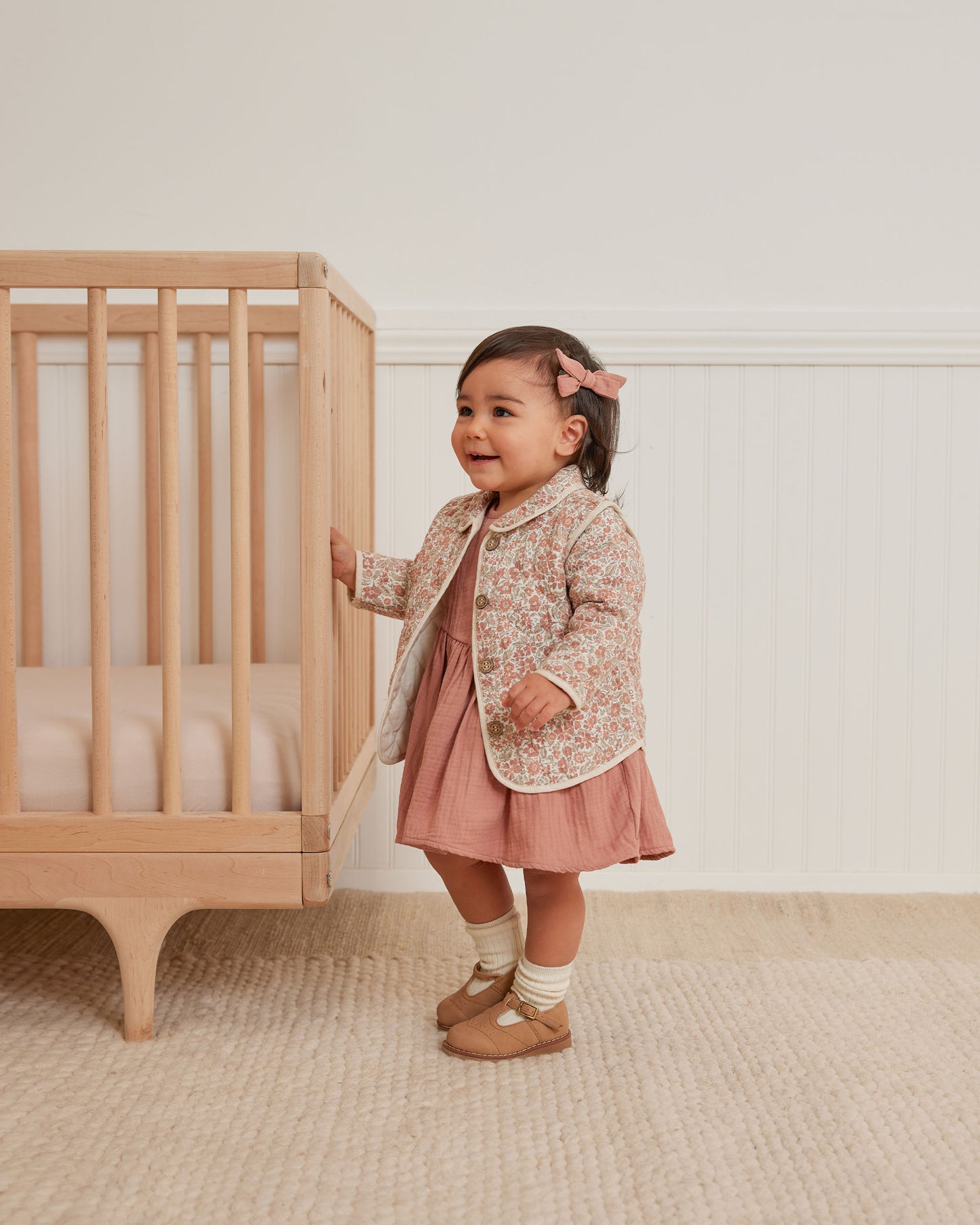 Organic Brielle Dress, Rose