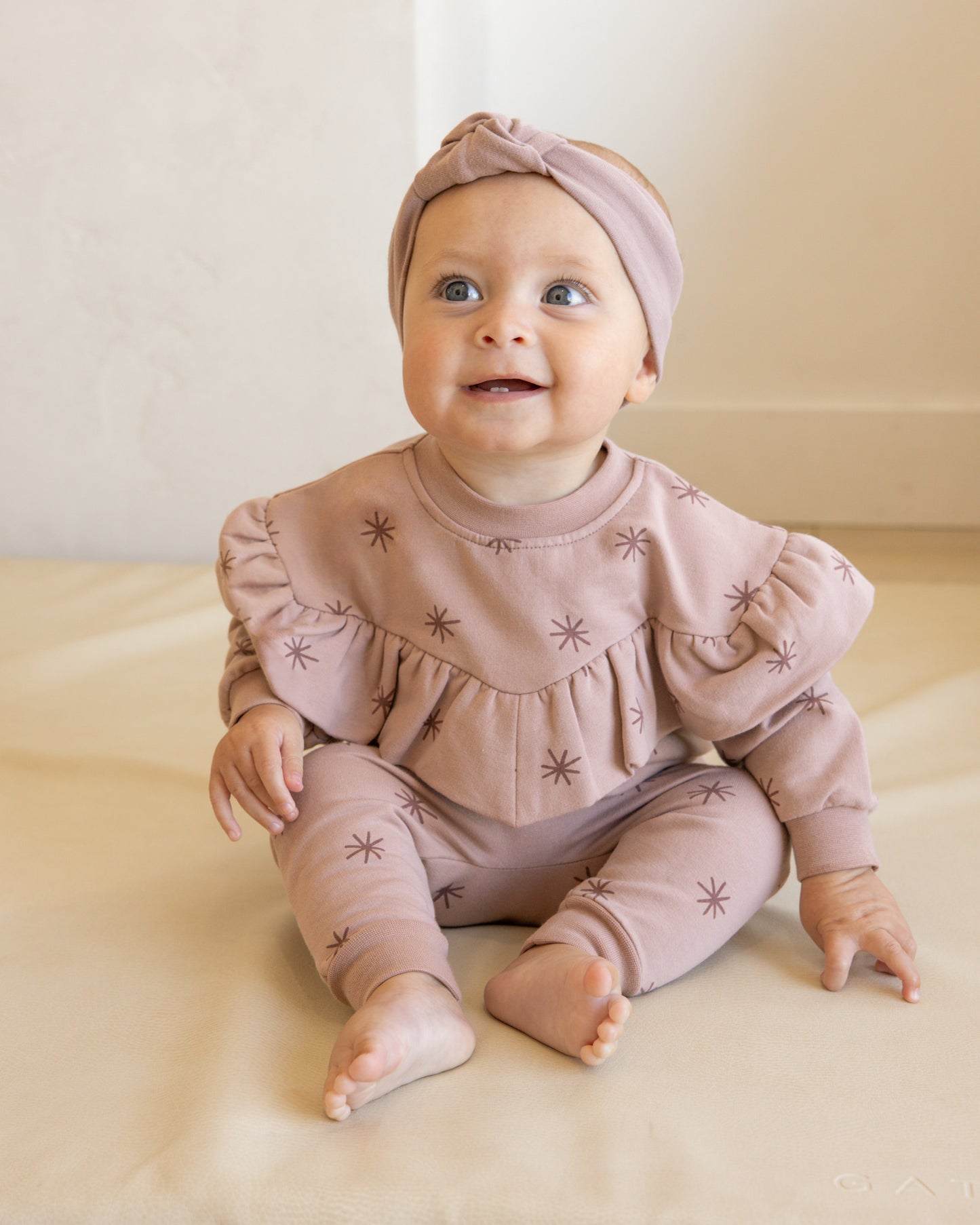 Knotted Headband, Mauve