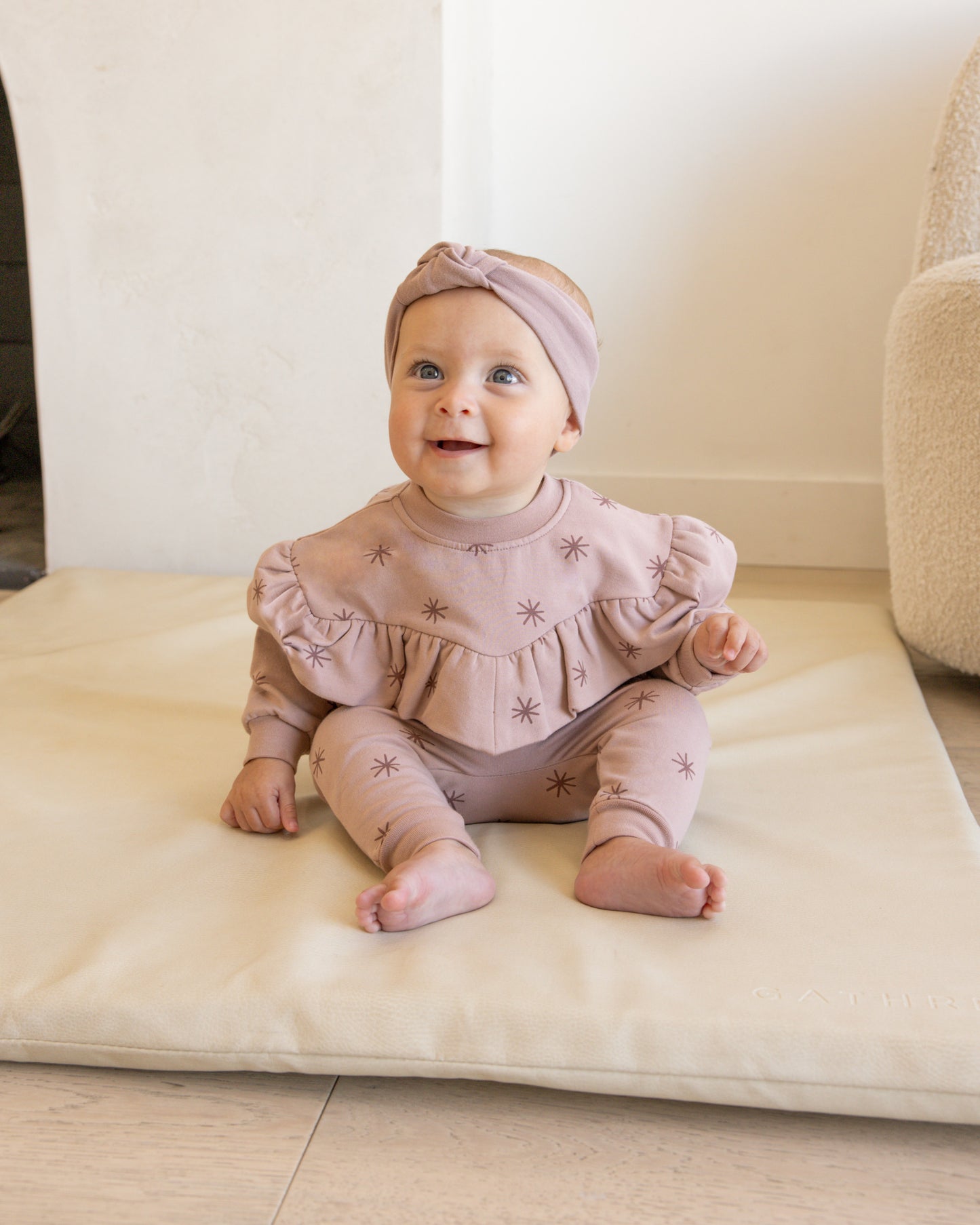 Knotted Headband, Mauve