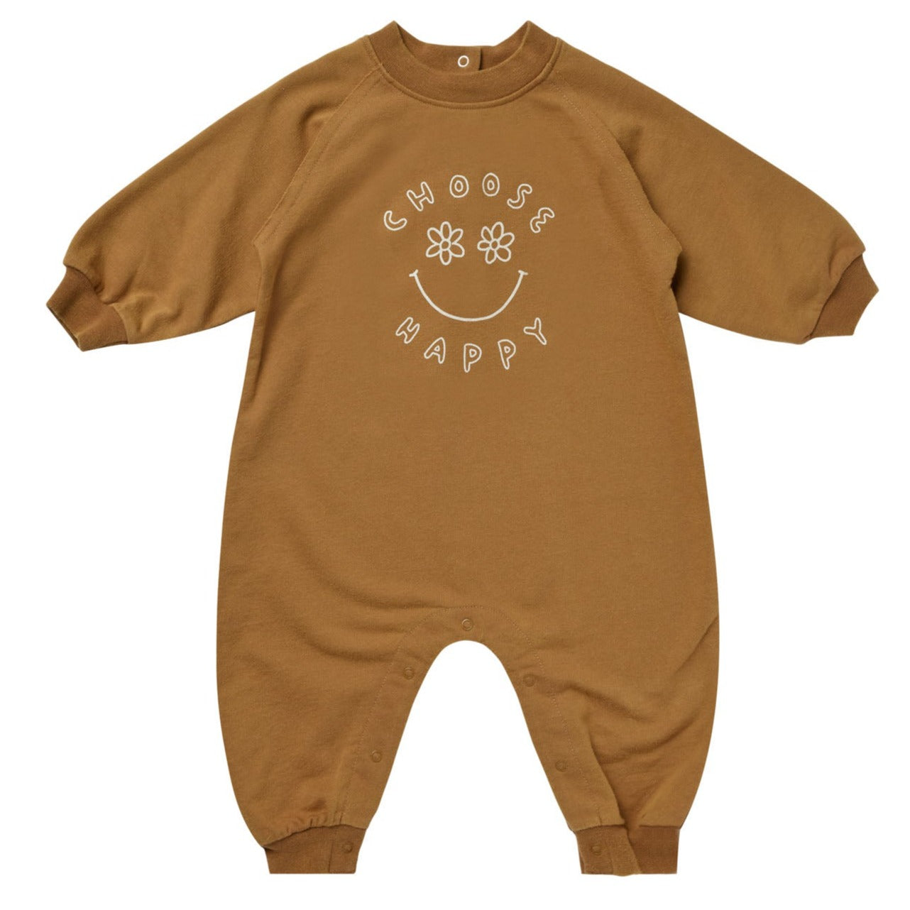 Rylee & Cru Raglan Jumpsuit, Choose Happy