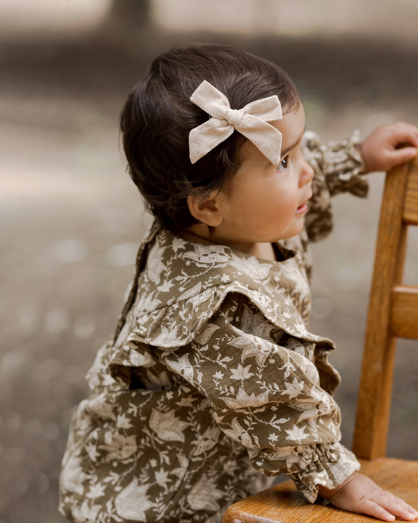 Rylee & Cru Winnie Romper, Green Garden