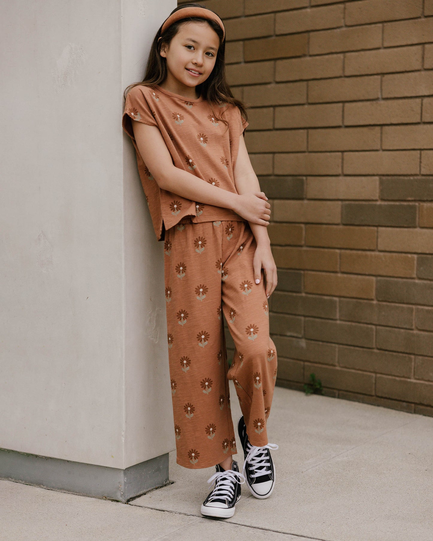 Rylee & Cru Wide Leg Pant, Sunflower