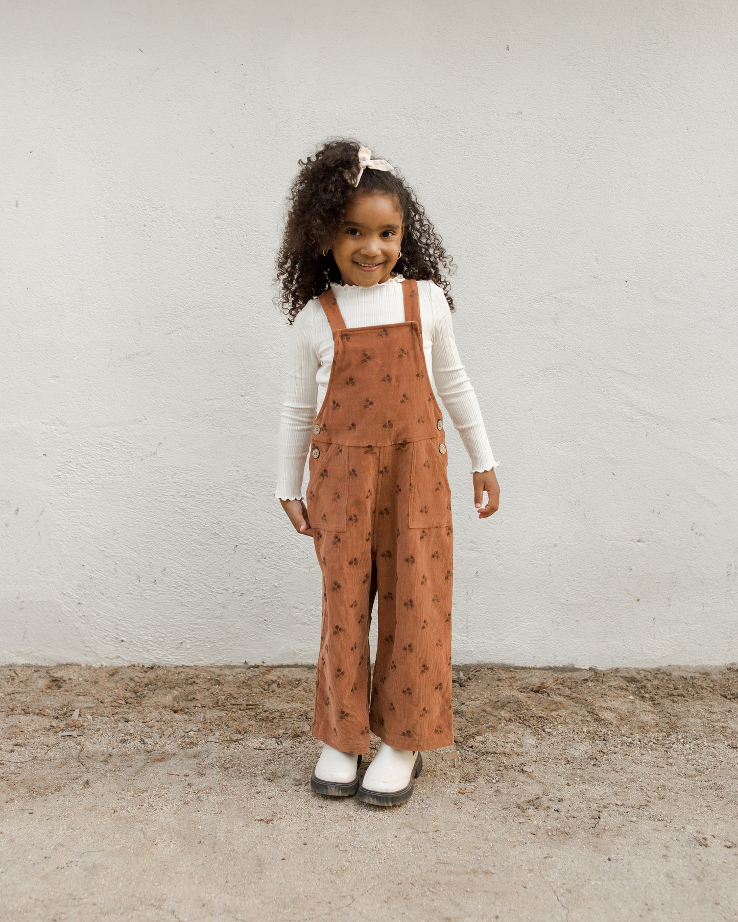 Rylee & Cru Wide Leg Overall, Blossom Embroidery