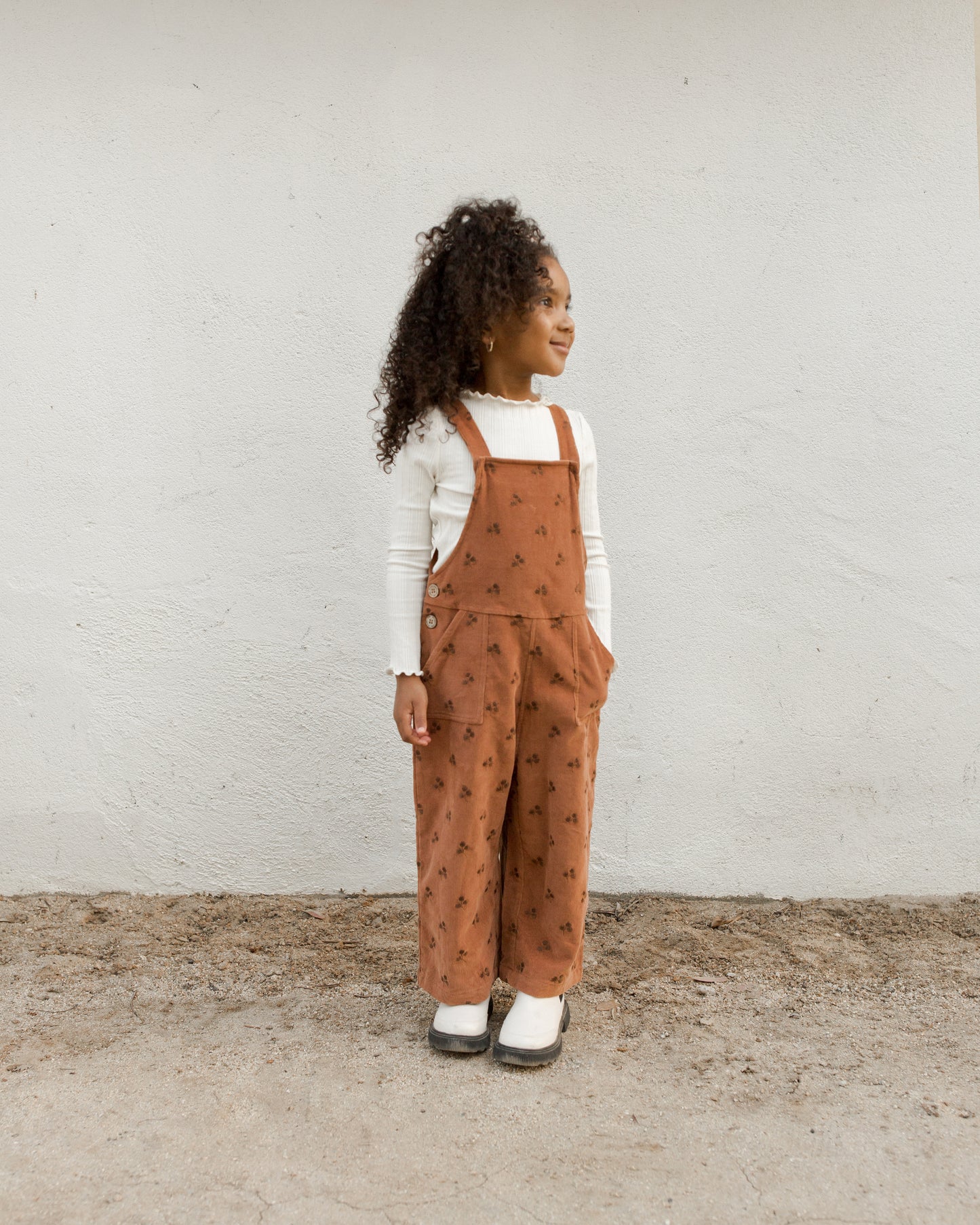 Rylee & Cru Wide Leg Overall, Blossom Embroidery