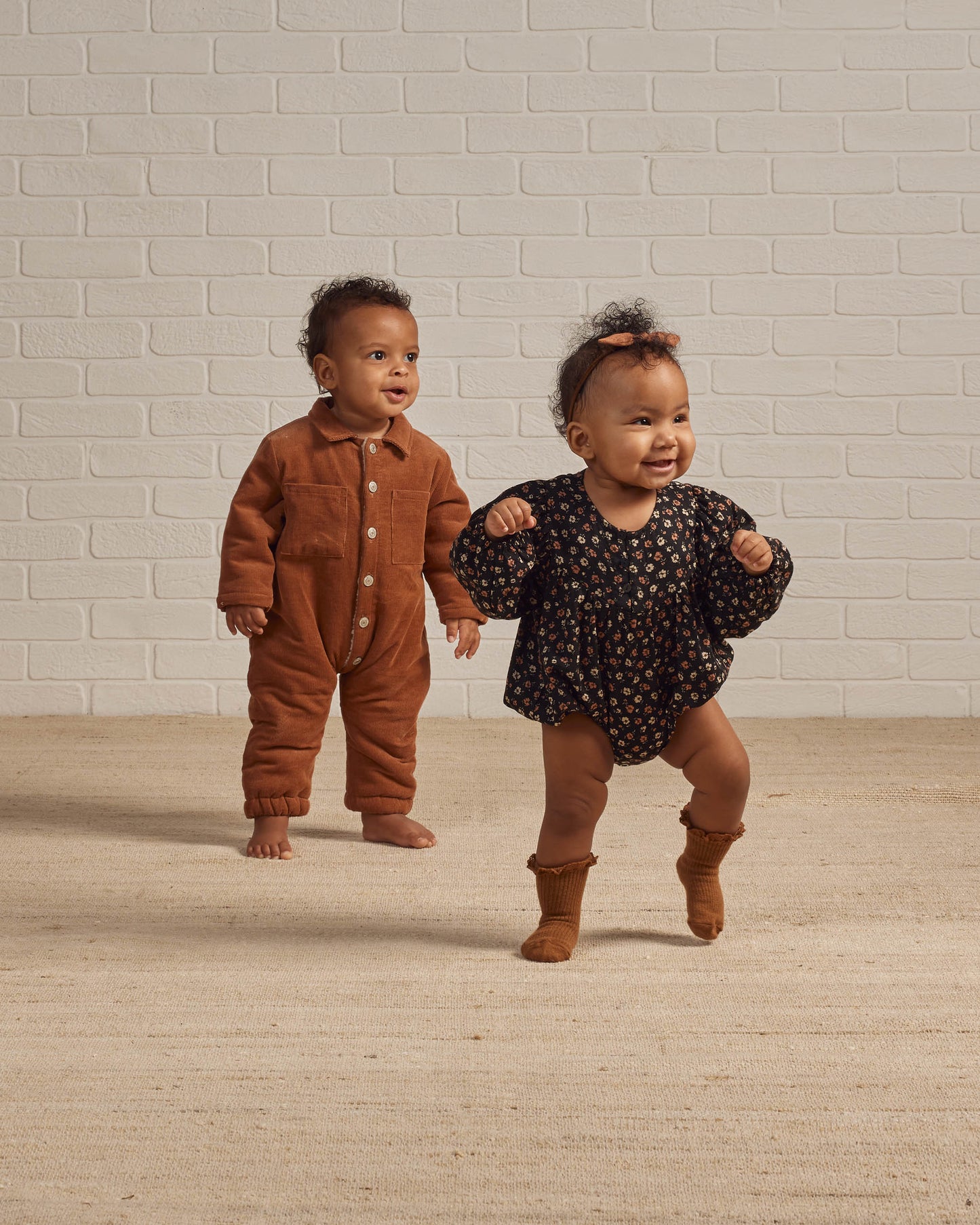 Rylee & Cru Gwen Romper, Dark Floral