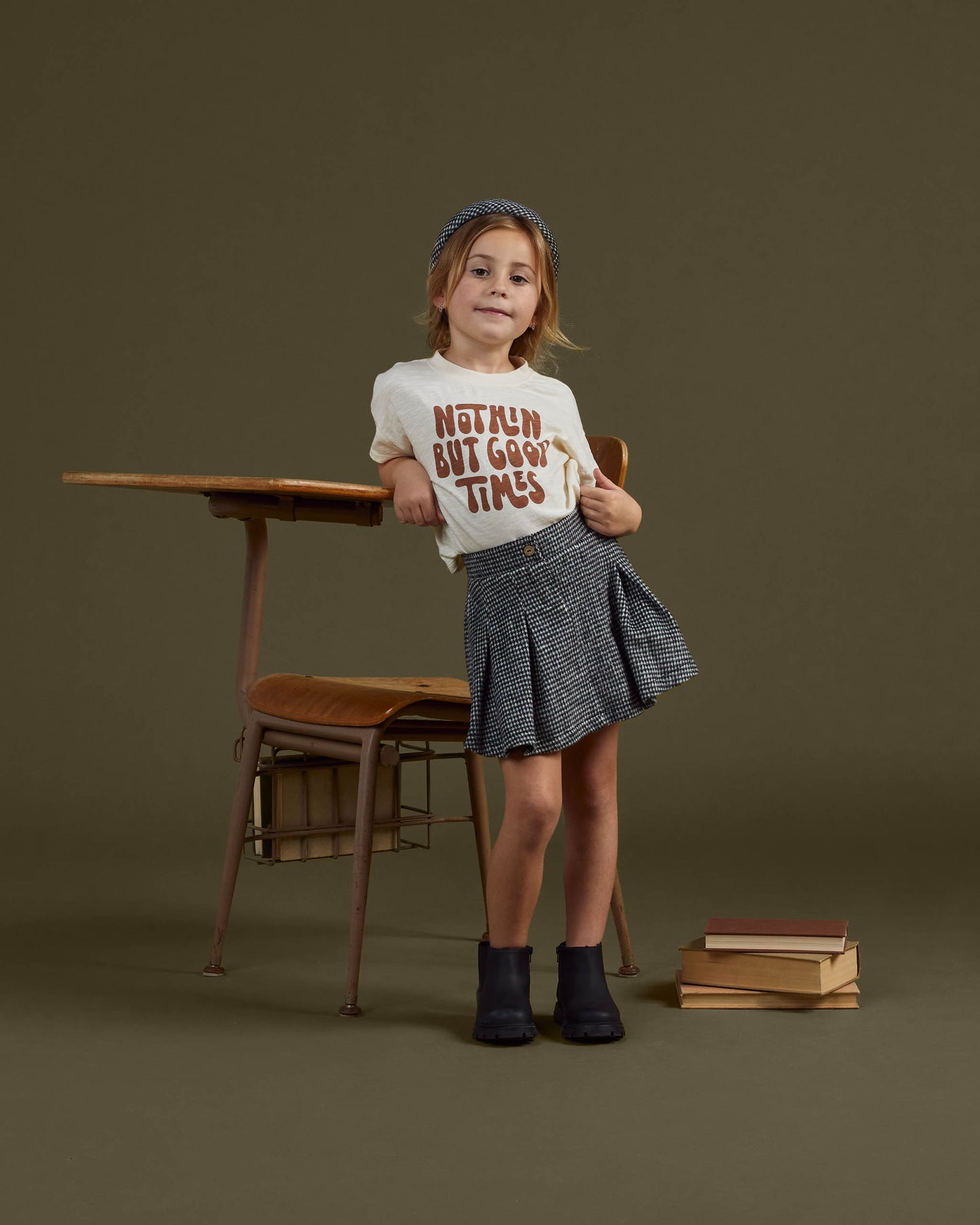 Rylee & Cru Boxy Tee, Good Times