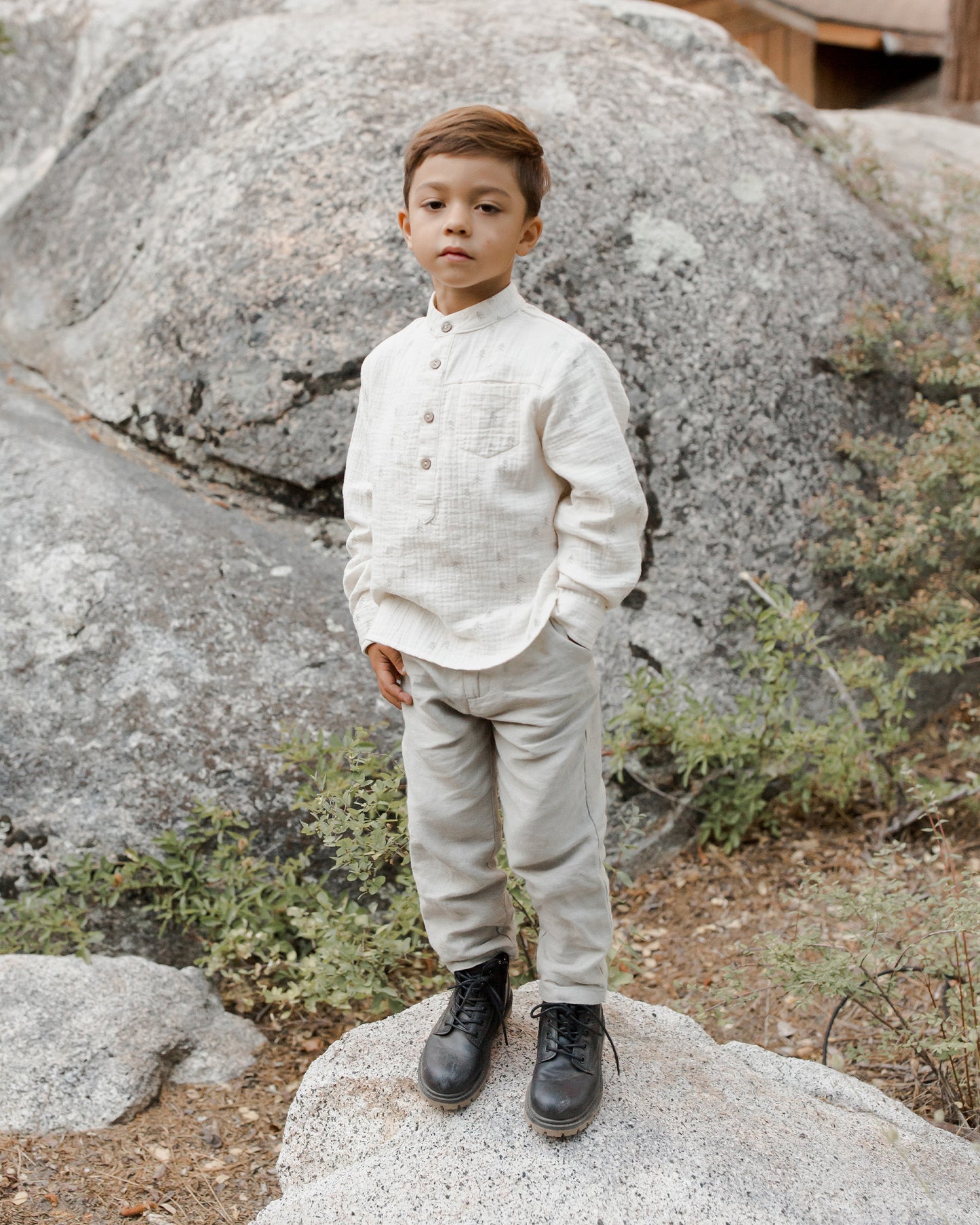 Rylee & Cru Mason Shirt, Evergreen