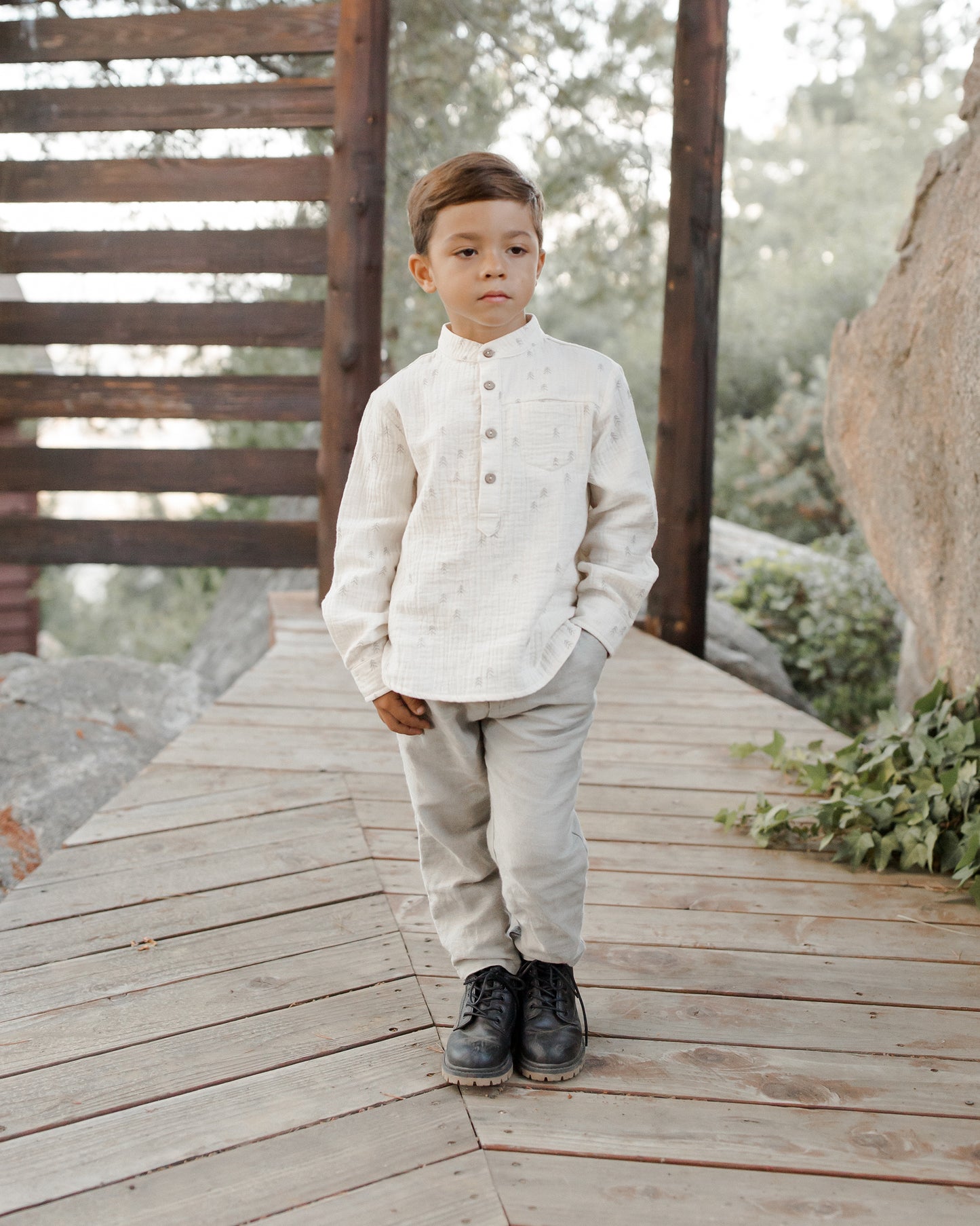Rylee & Cru Mason Shirt, Evergreen
