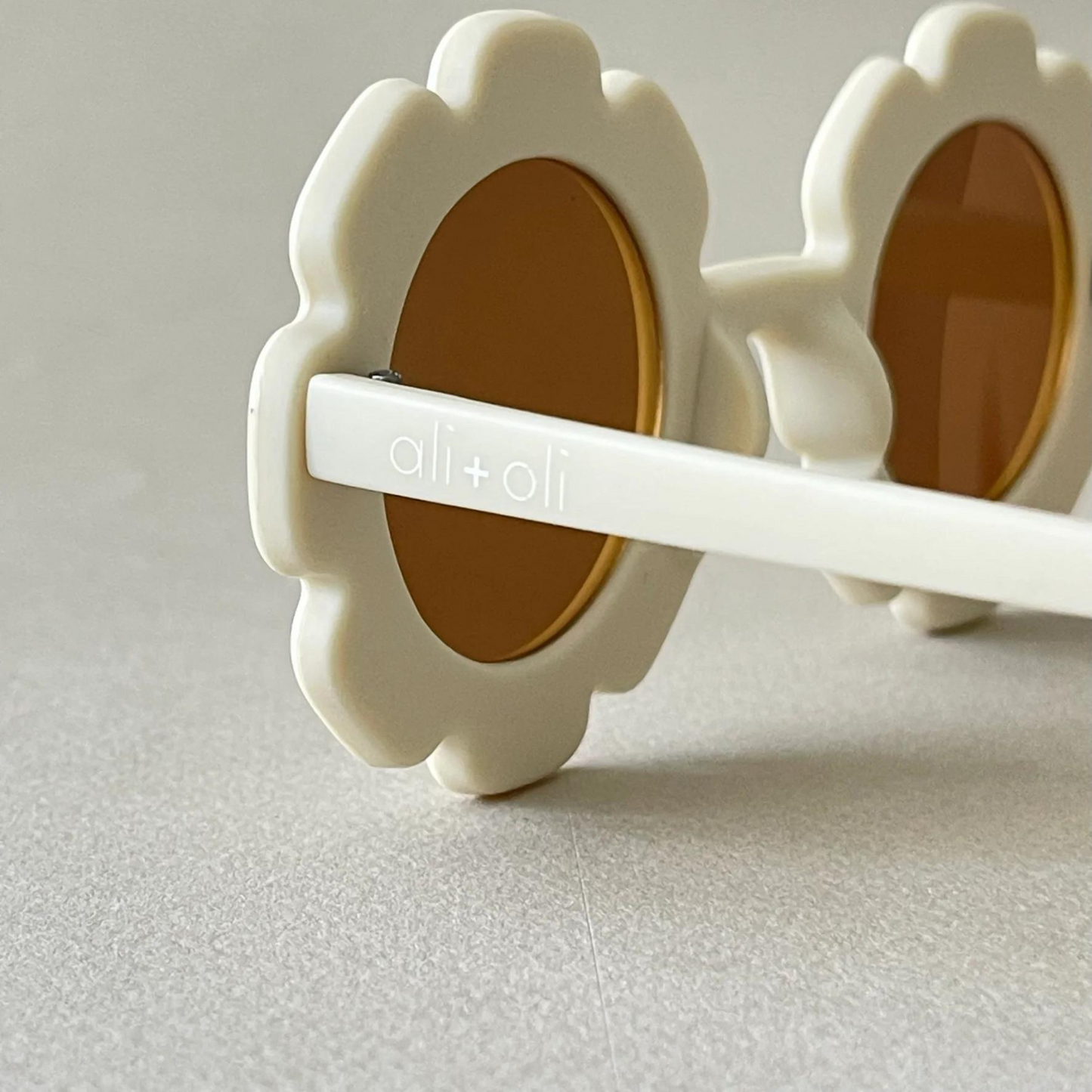 Flower Sunglasses for Kids, White
