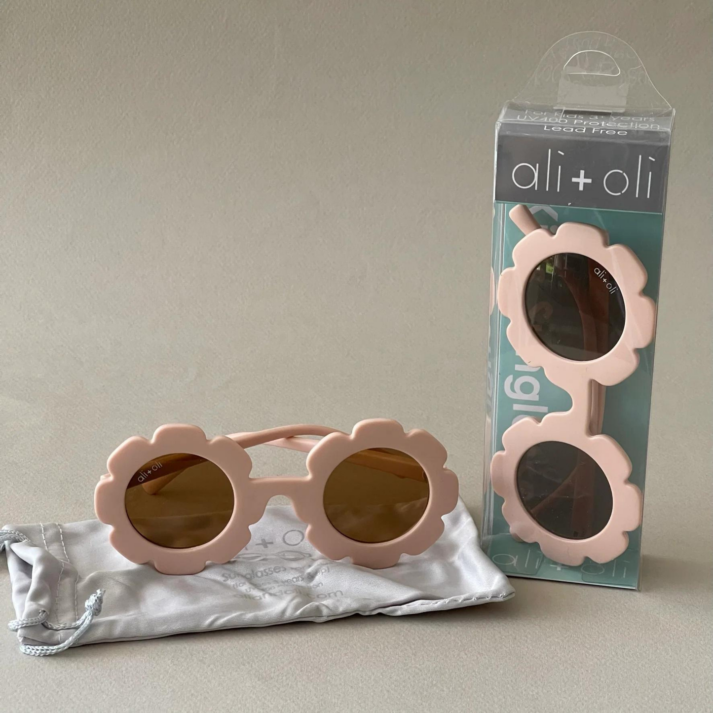 Flower Sunglasses for Kids, Pink