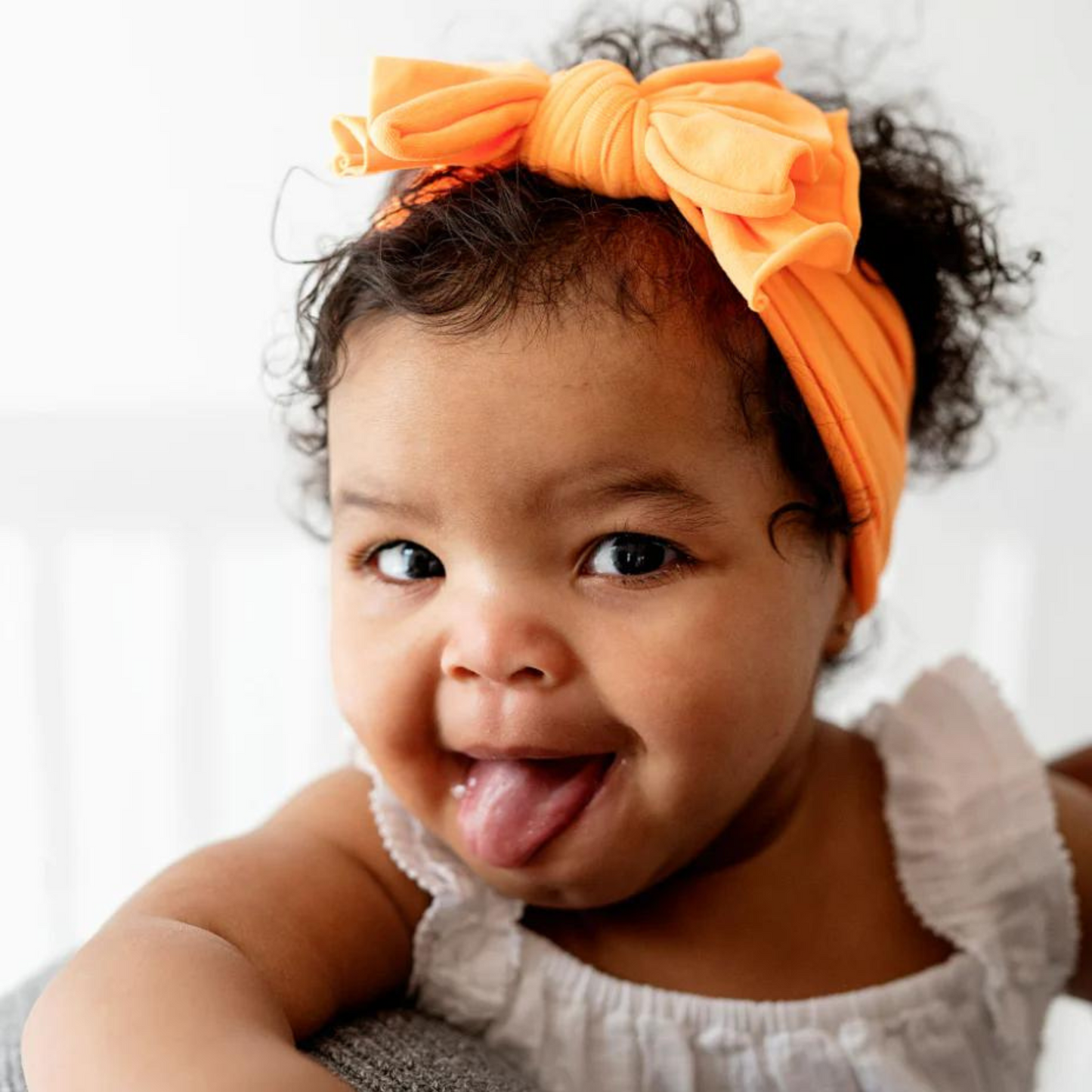 FAB-BOW-LOUS Bow, Neon Orange