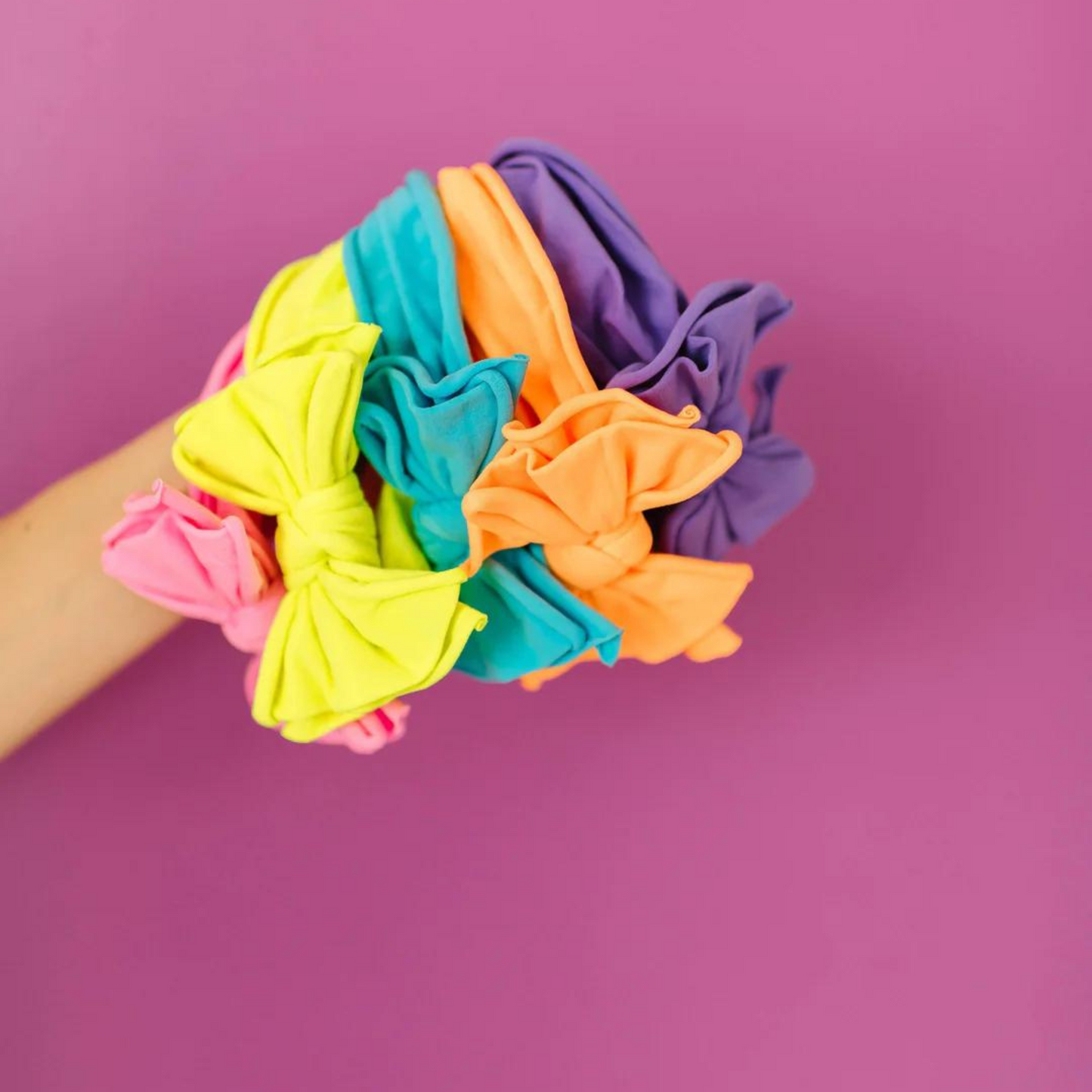 FAB-BOW-LOUS Bow, Neon Orange