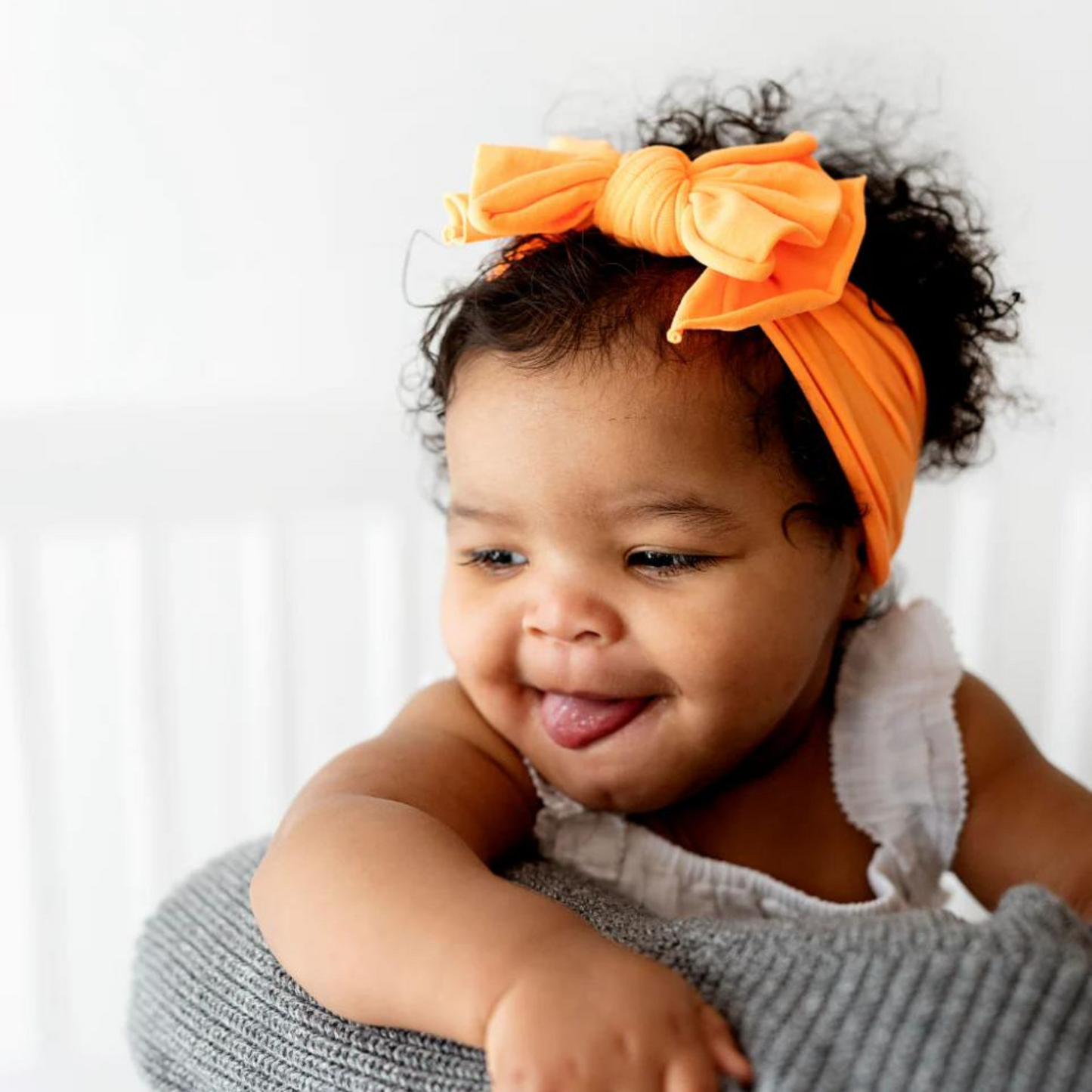 FAB-BOW-LOUS Bow, Neon Orange