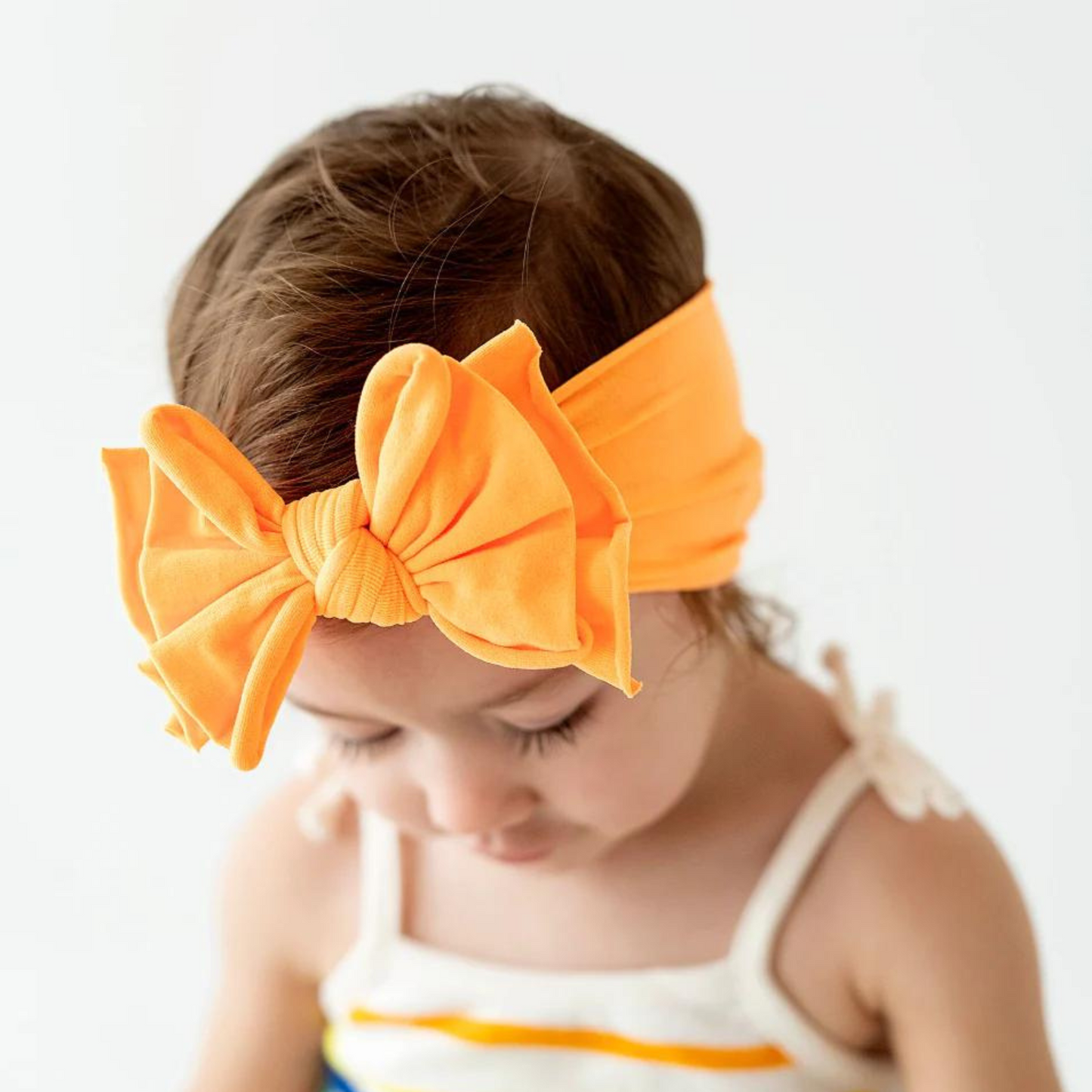 FAB-BOW-LOUS Bow, Neon Orange