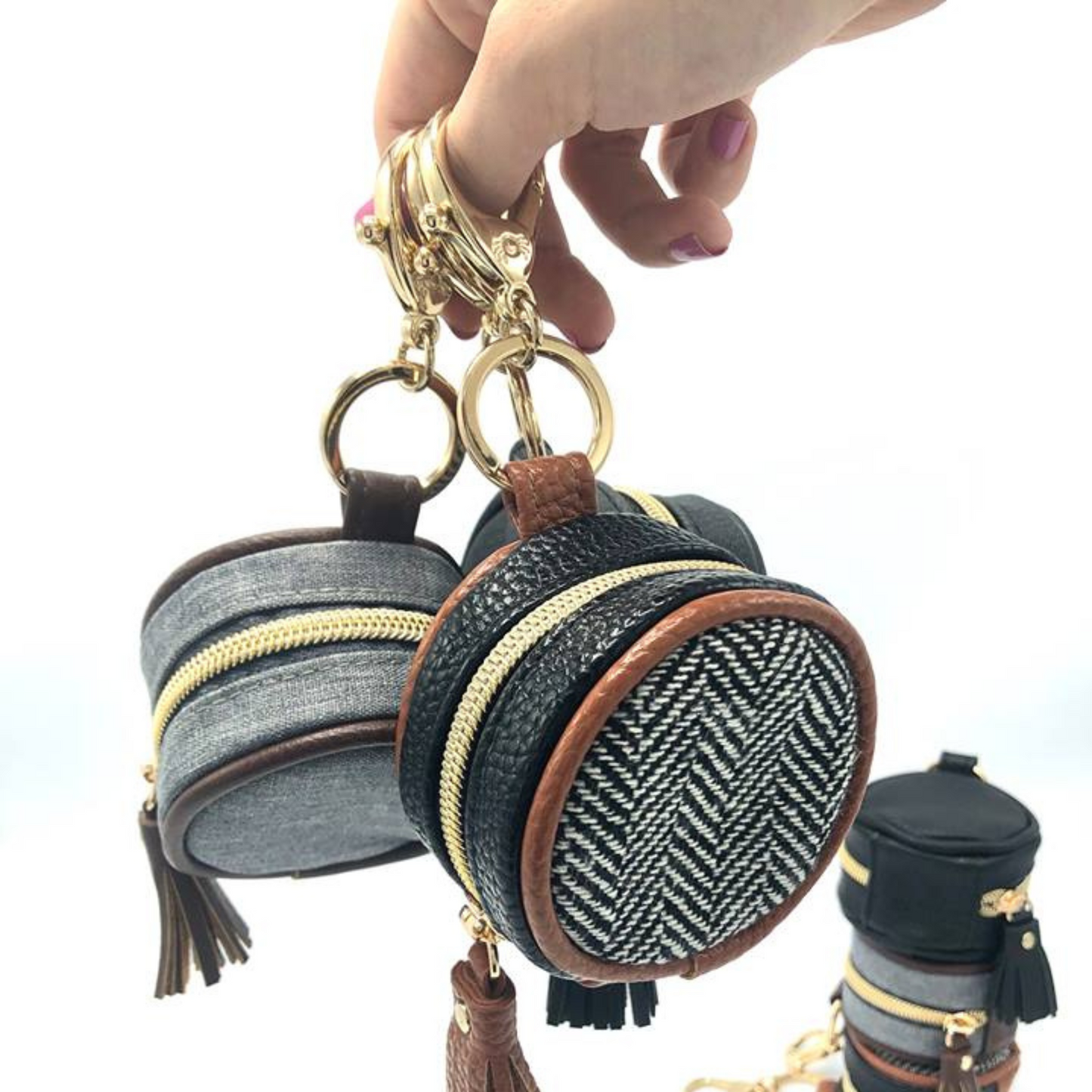 Pacifier Charm Pod, Coffee & Cream