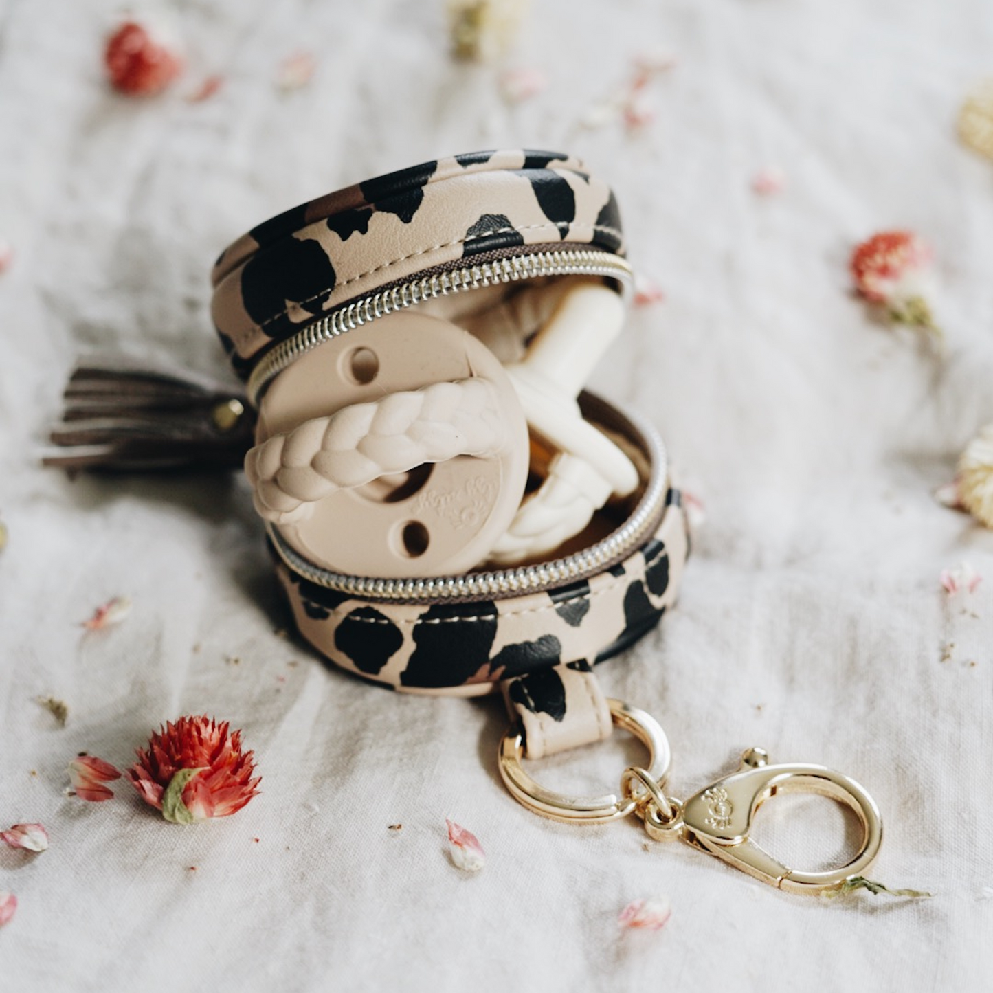 Pacifier Charm Pod, Leopard