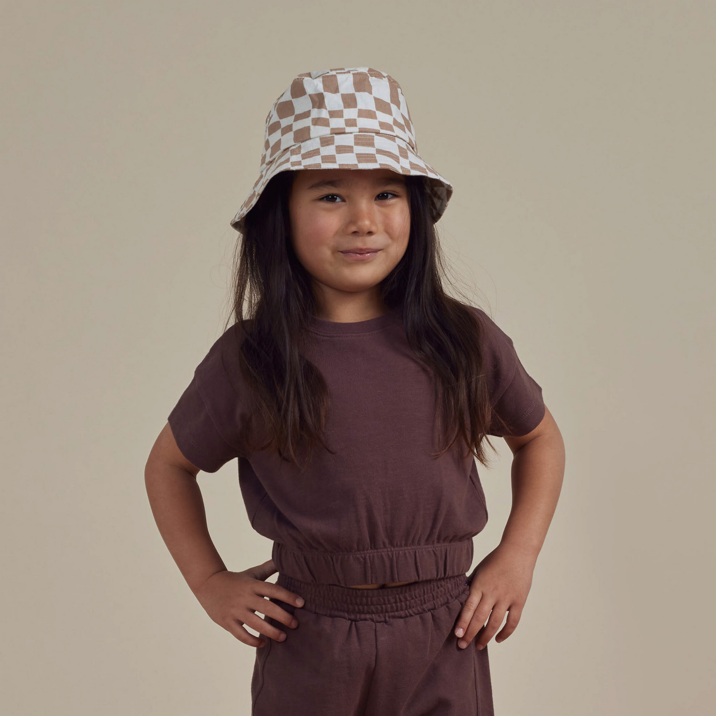 Rylee & Cru Bucket Hat, Sand Check