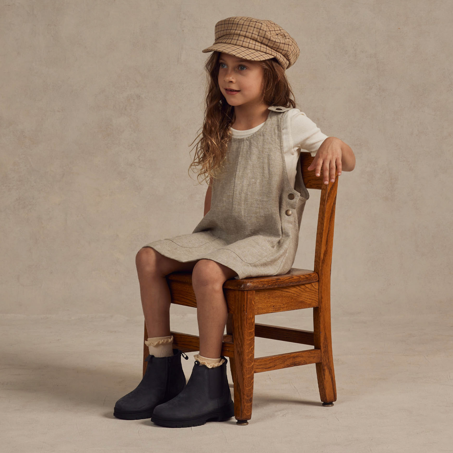 Rylee & Cru Captain Hat, Autumn Plaid