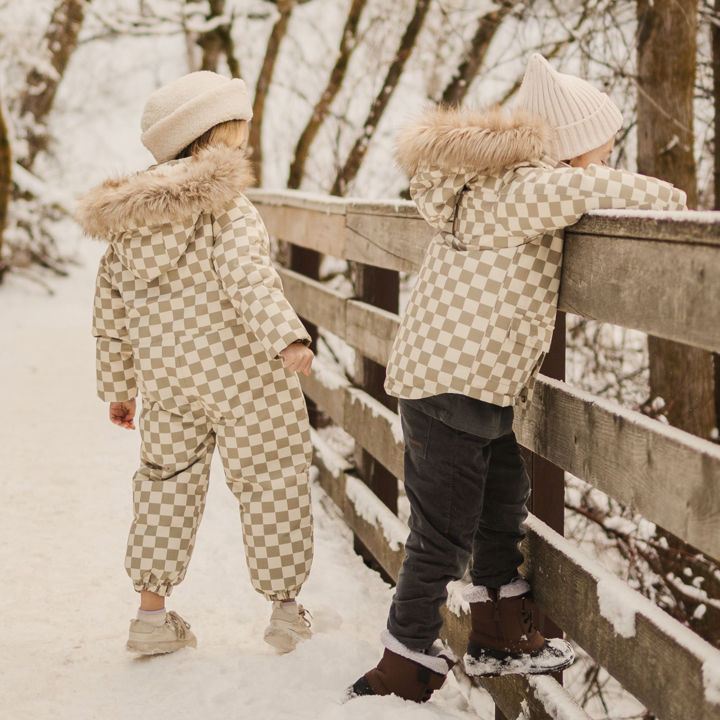 Rylee & Cru Parka Ski Jacket, Fern Check