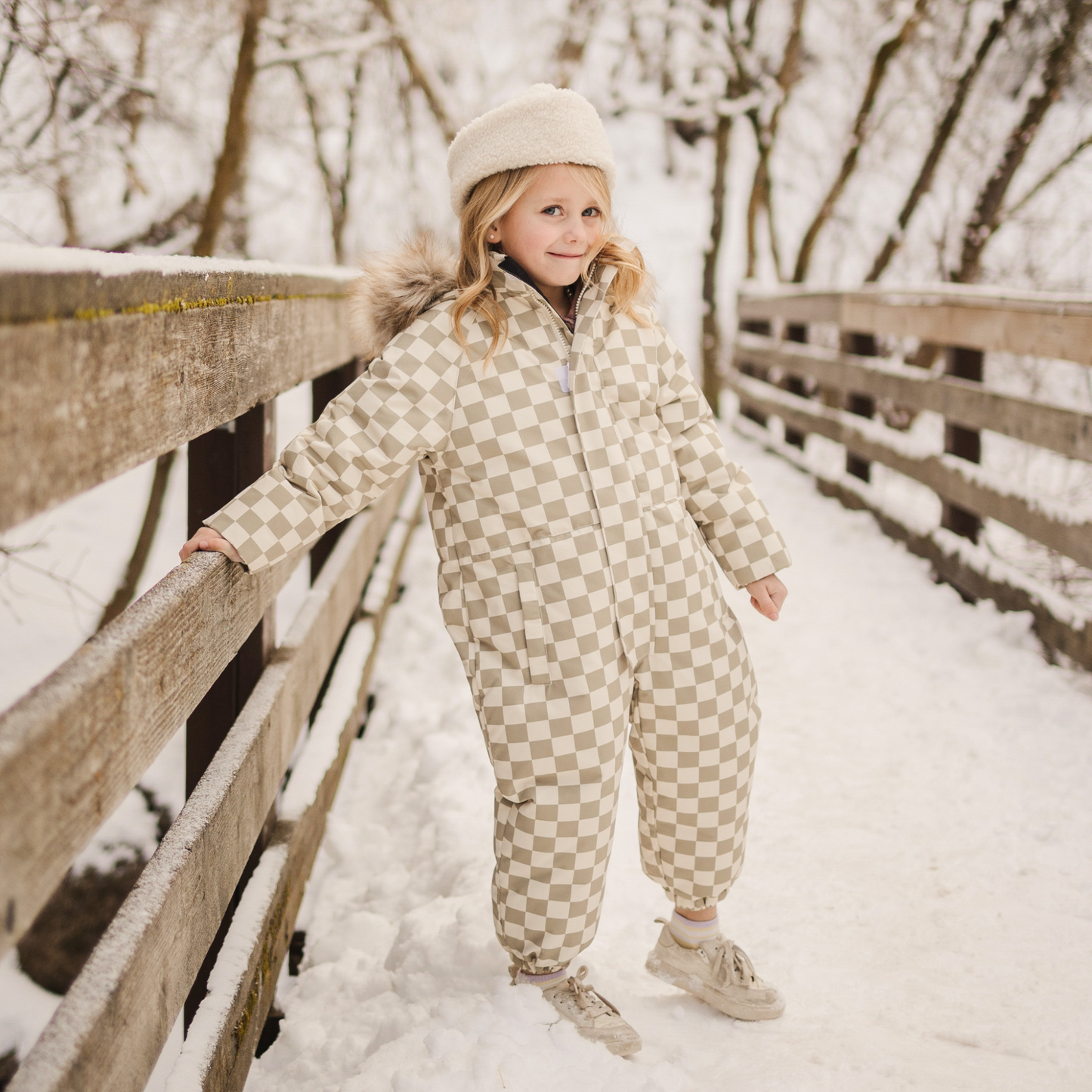Rylee & Cru Ski Snowsuit, Fern Check