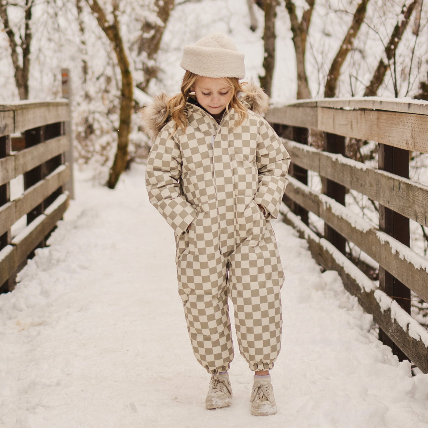 Rylee & Cru Ski Snowsuit, Fern Check