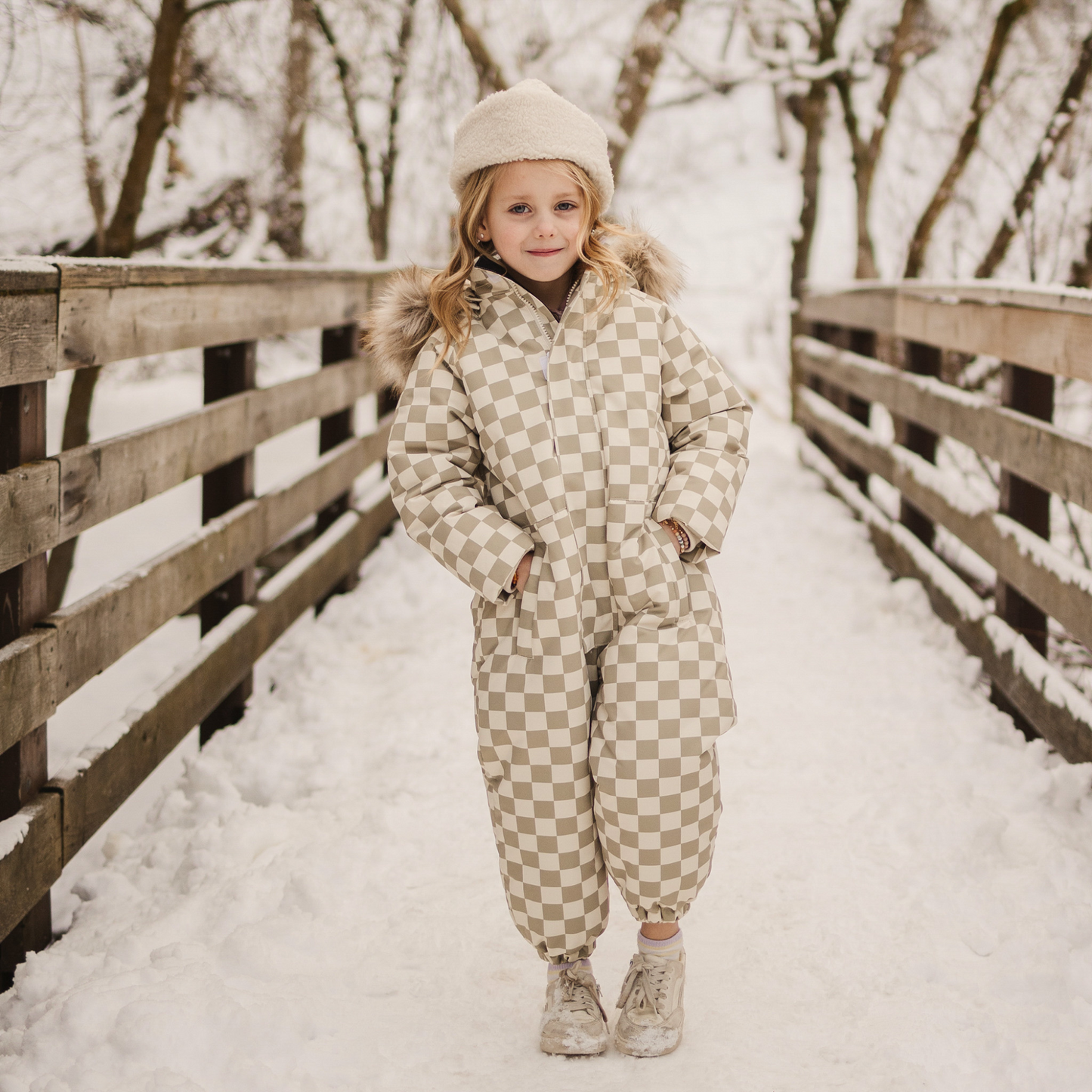 Rylee & Cru Ski Snowsuit, Fern Check
