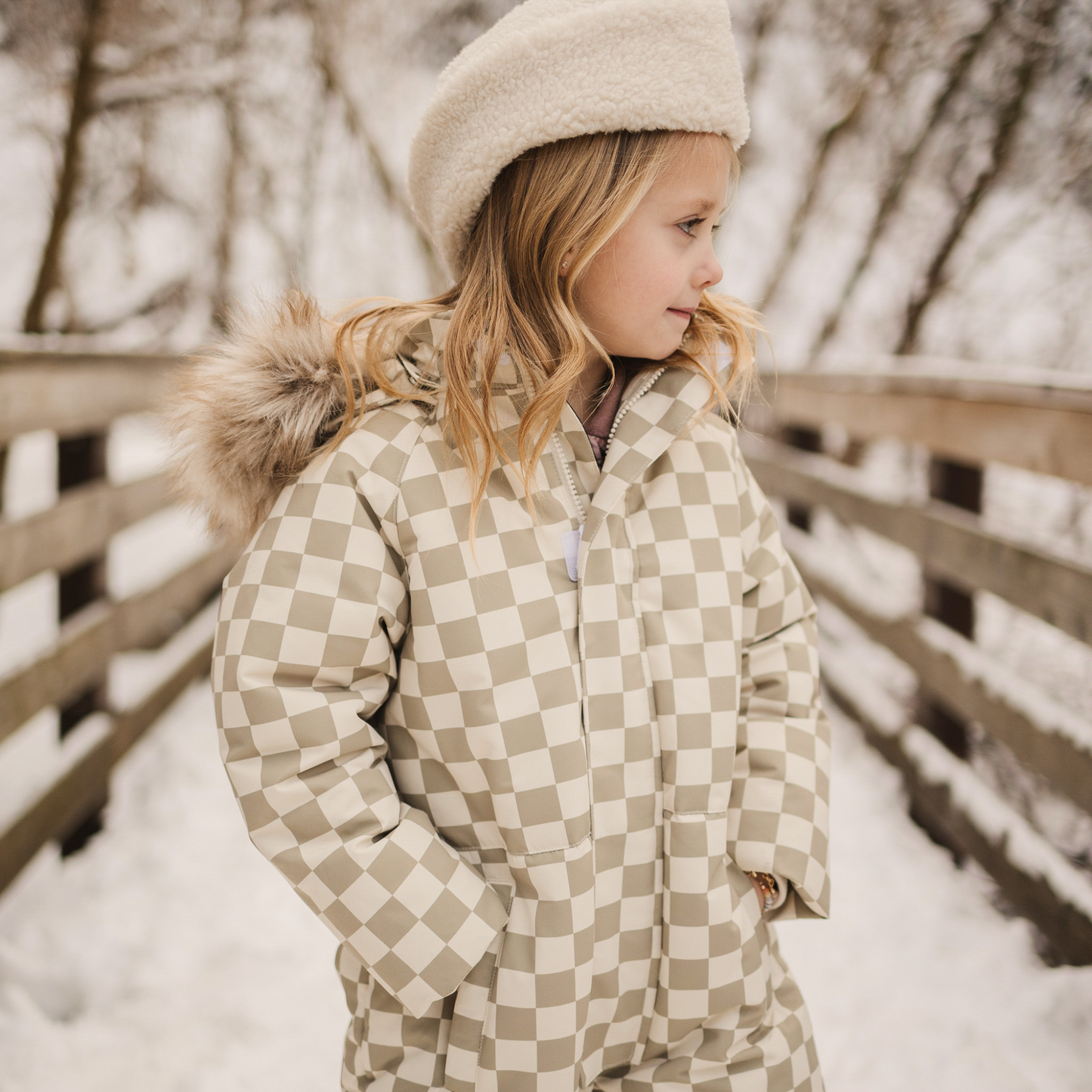 Rylee & Cru Ski Snowsuit, Fern Check